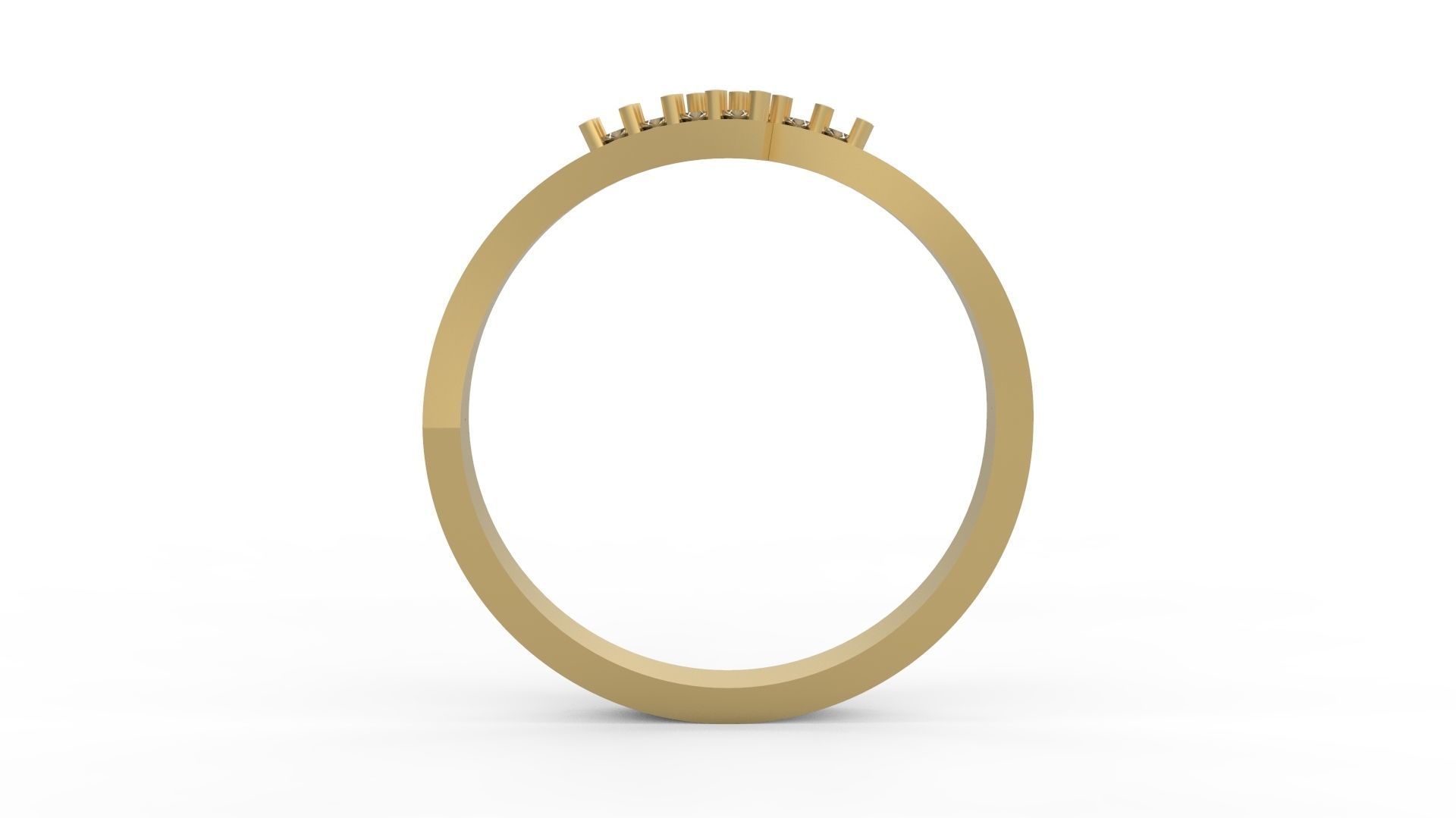 Minimalist Ring 583 3D print model_1