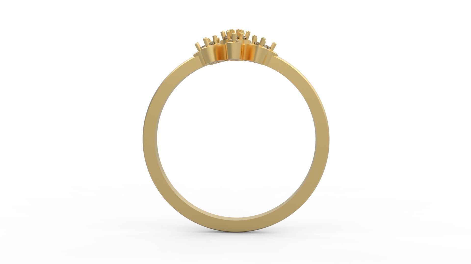 Minimalist Ring 582 3D print model_1