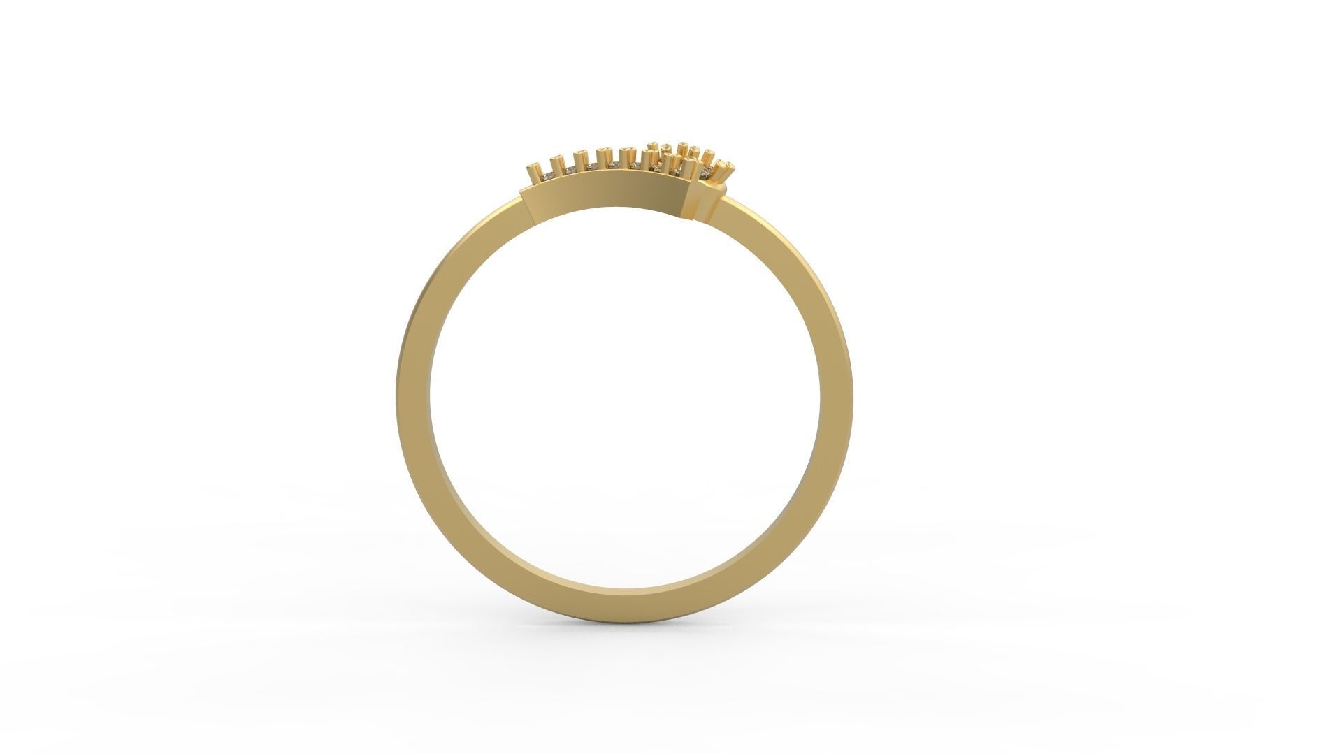 Minimalist Ring 581 3D print model_1
