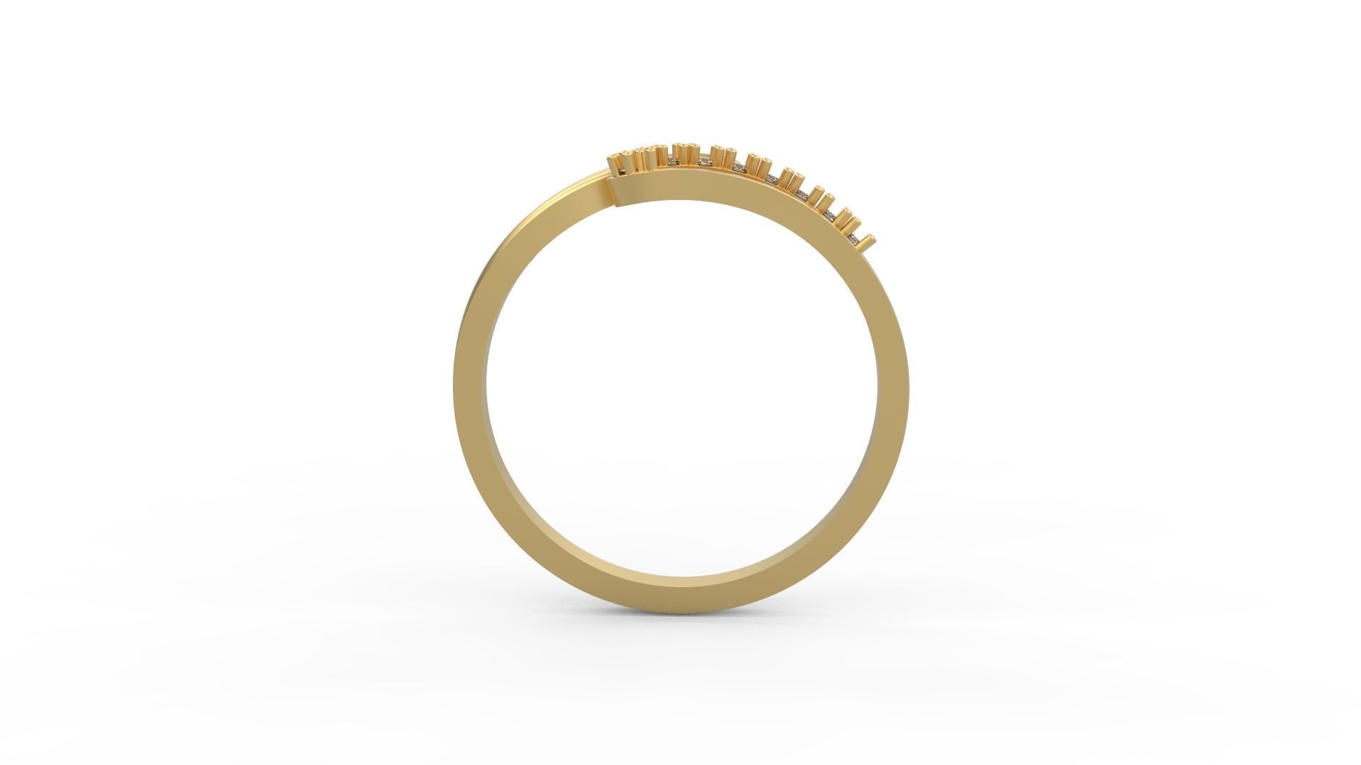 Minimalist Ring 589 3D print model_1