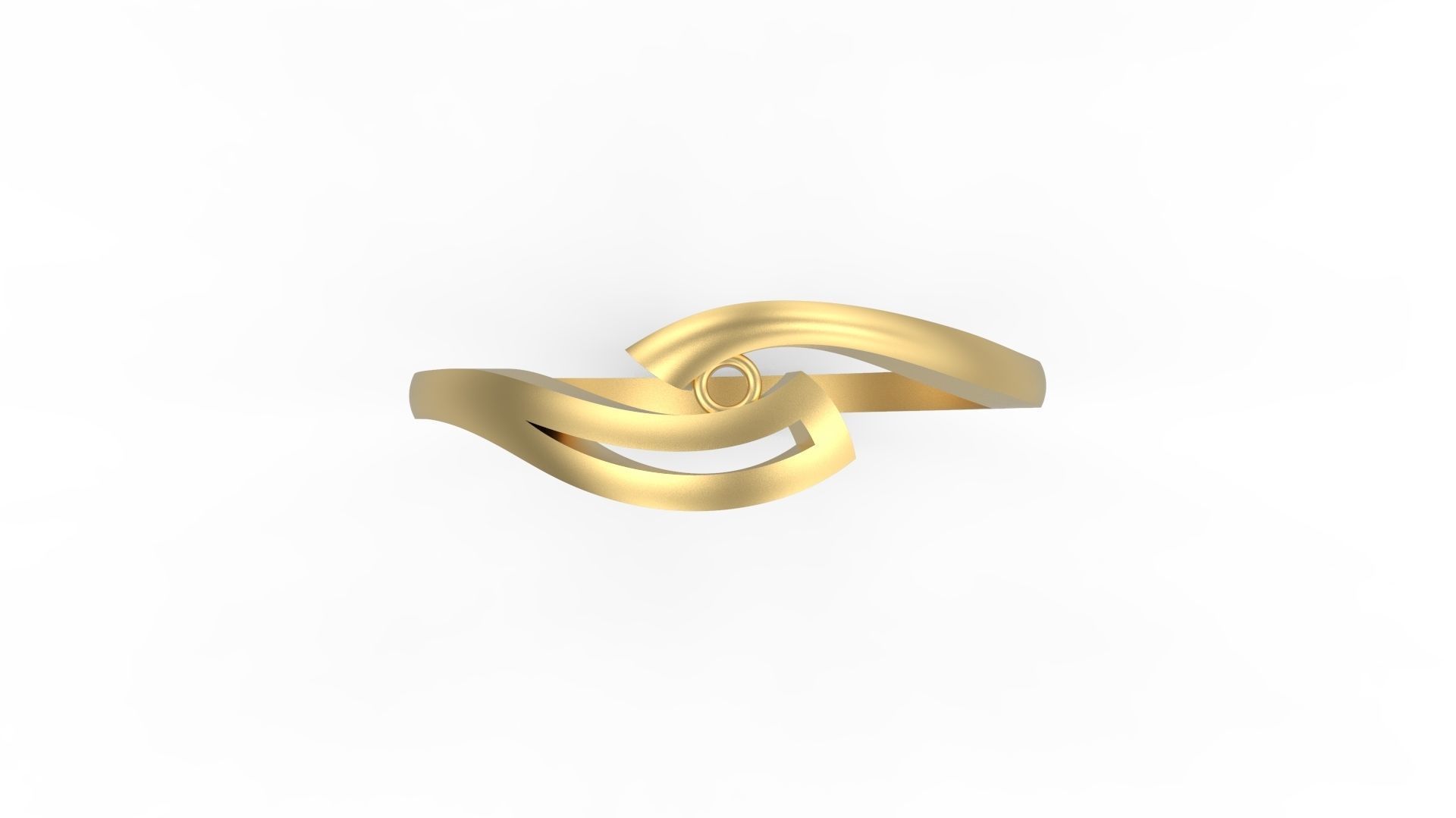 Minimalist Ring 588 3D print model_4