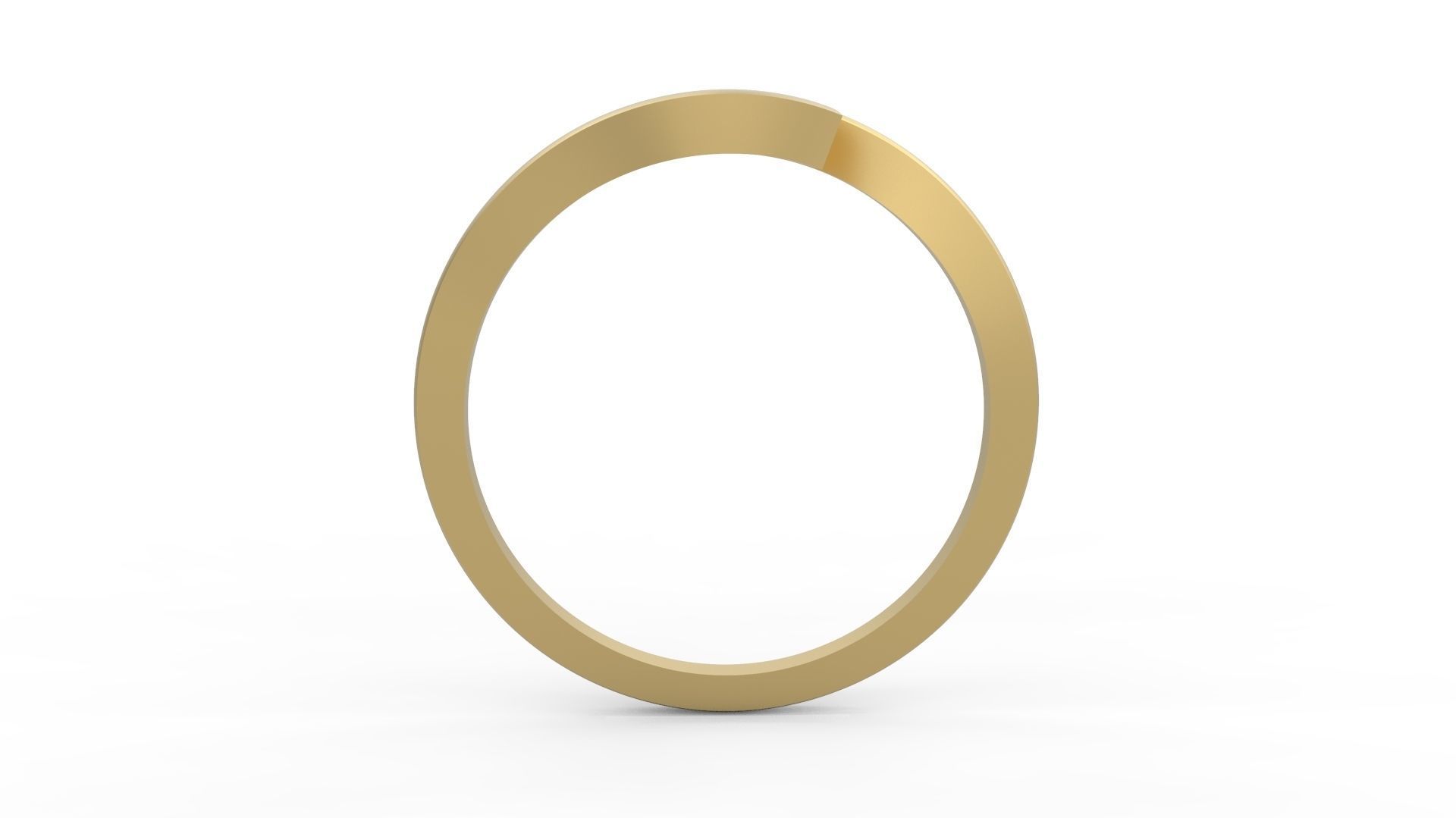 Minimalist Ring 588 3D print model_1