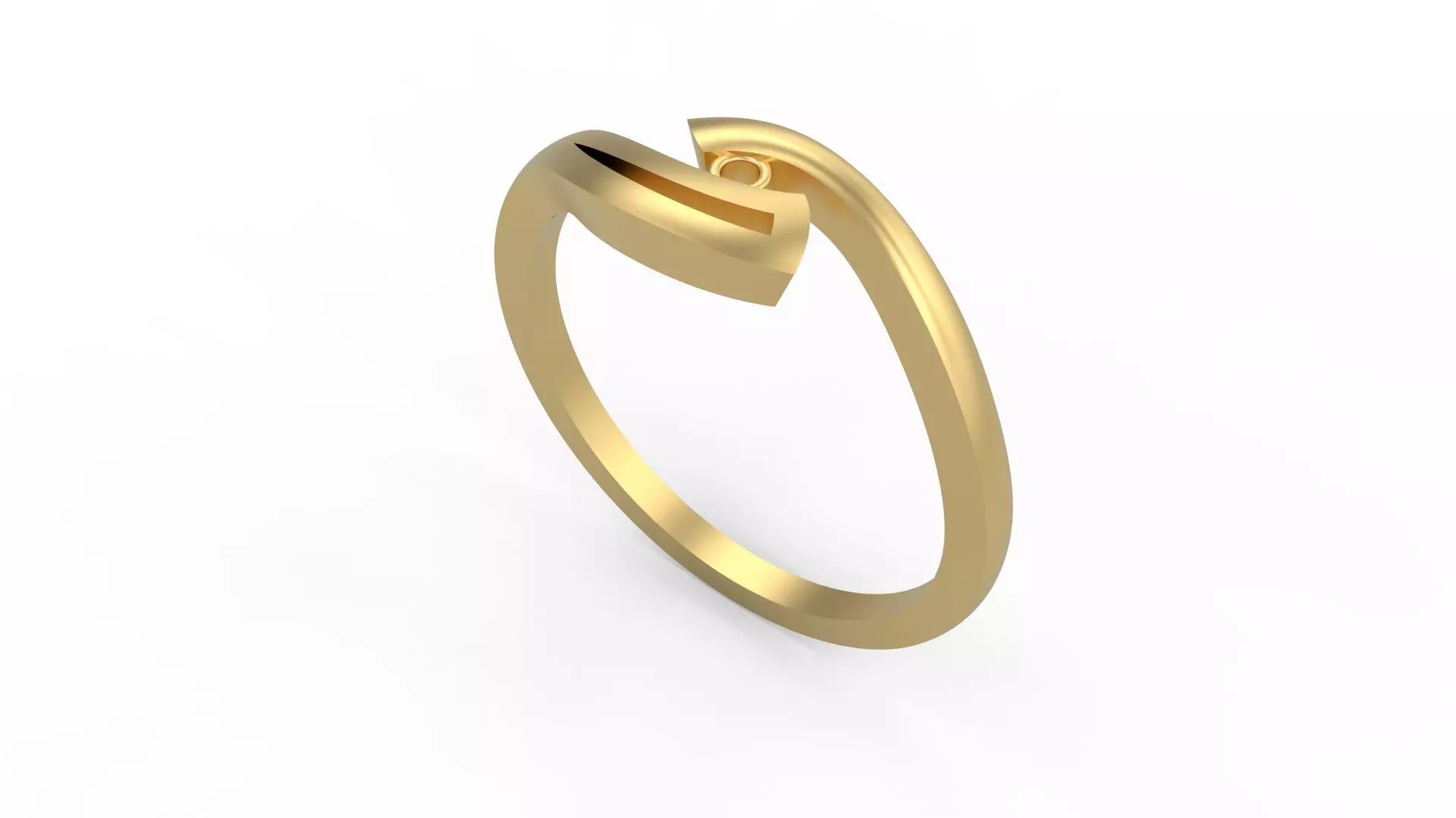 Minimalist Ring 588 3D print model_0