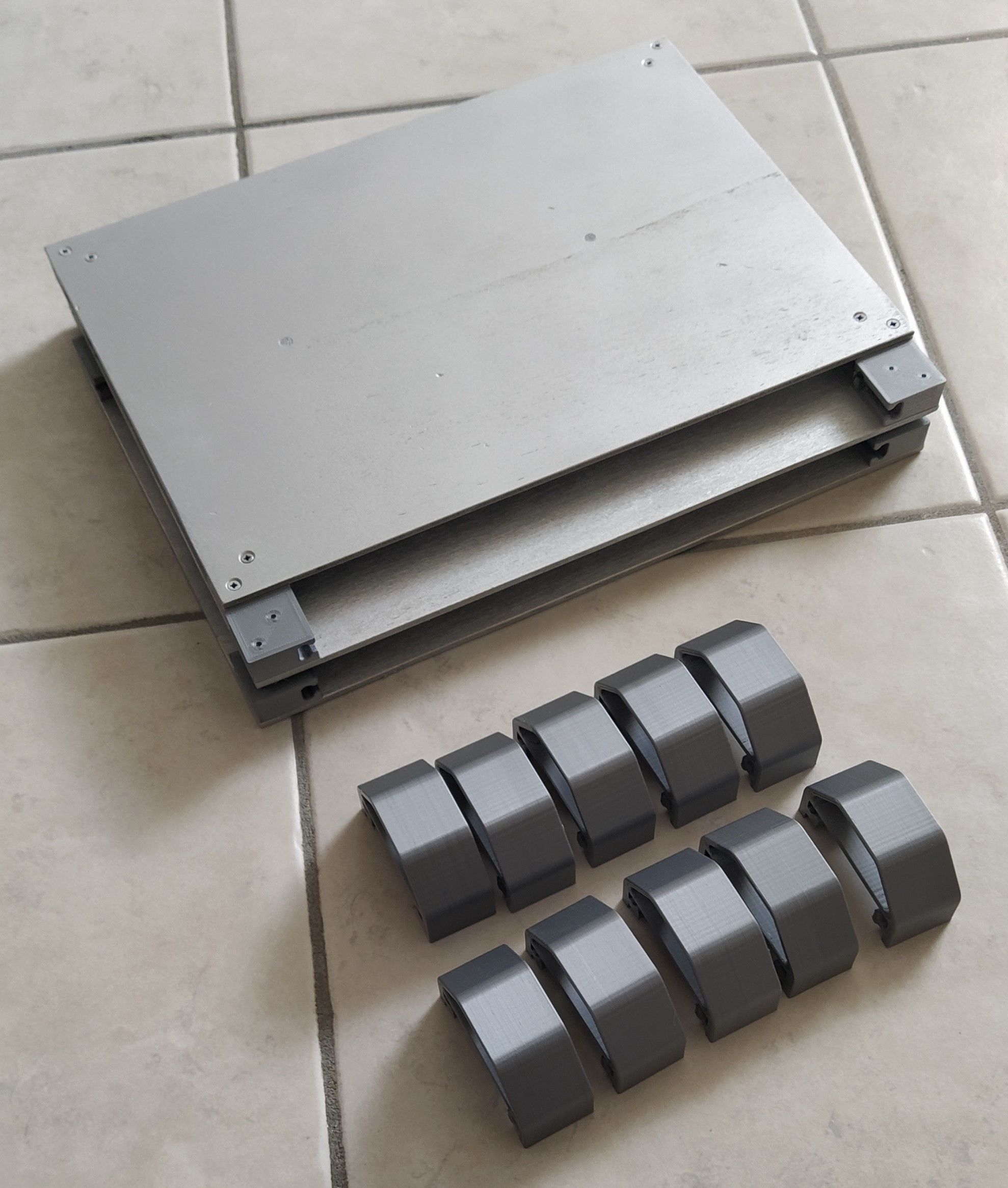 Modular table 3D print model_7