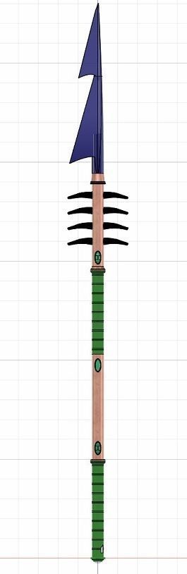Namora spear weapons fan art 3D print model_3