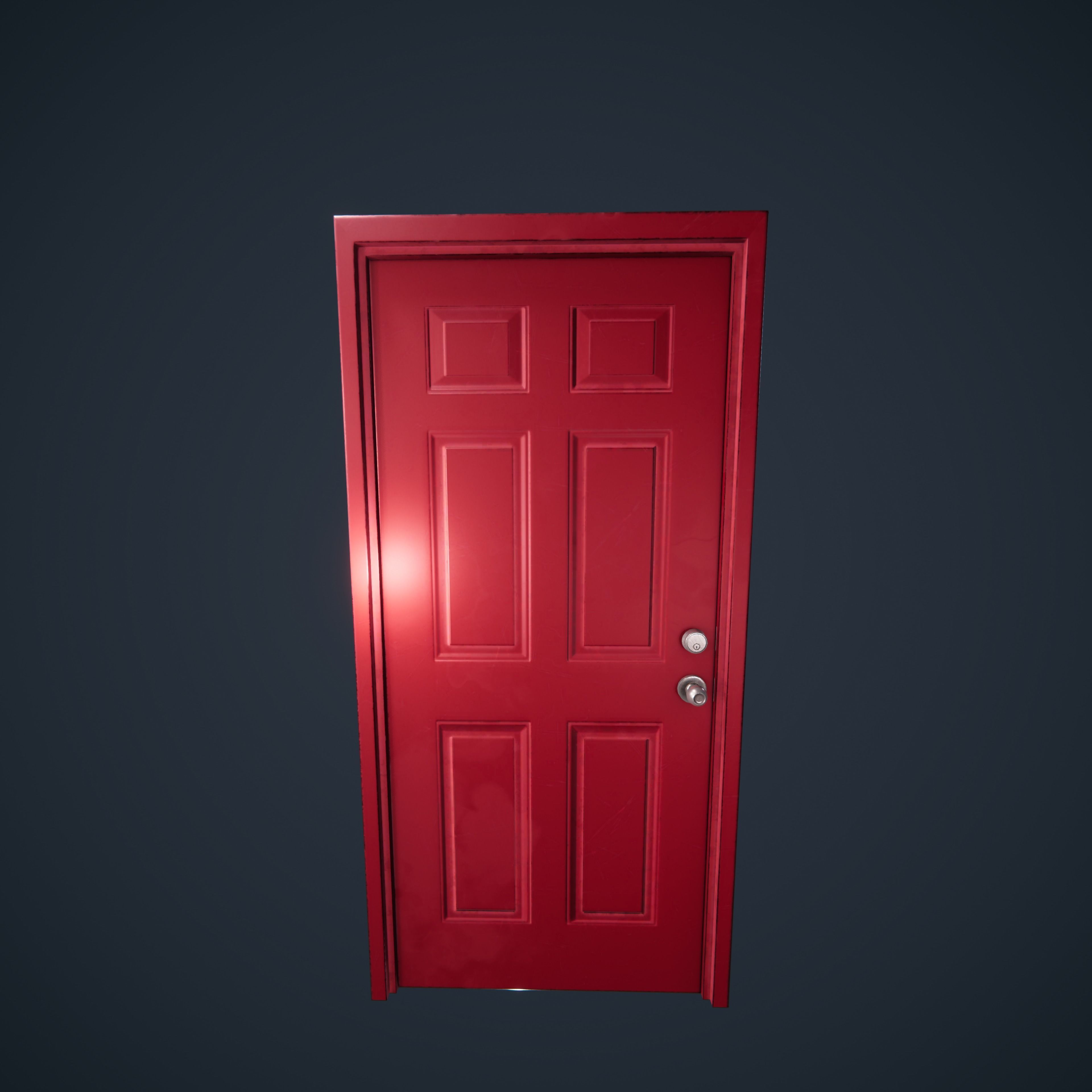 Door Collection Unity HDRP  Low-poly 3D model_12
