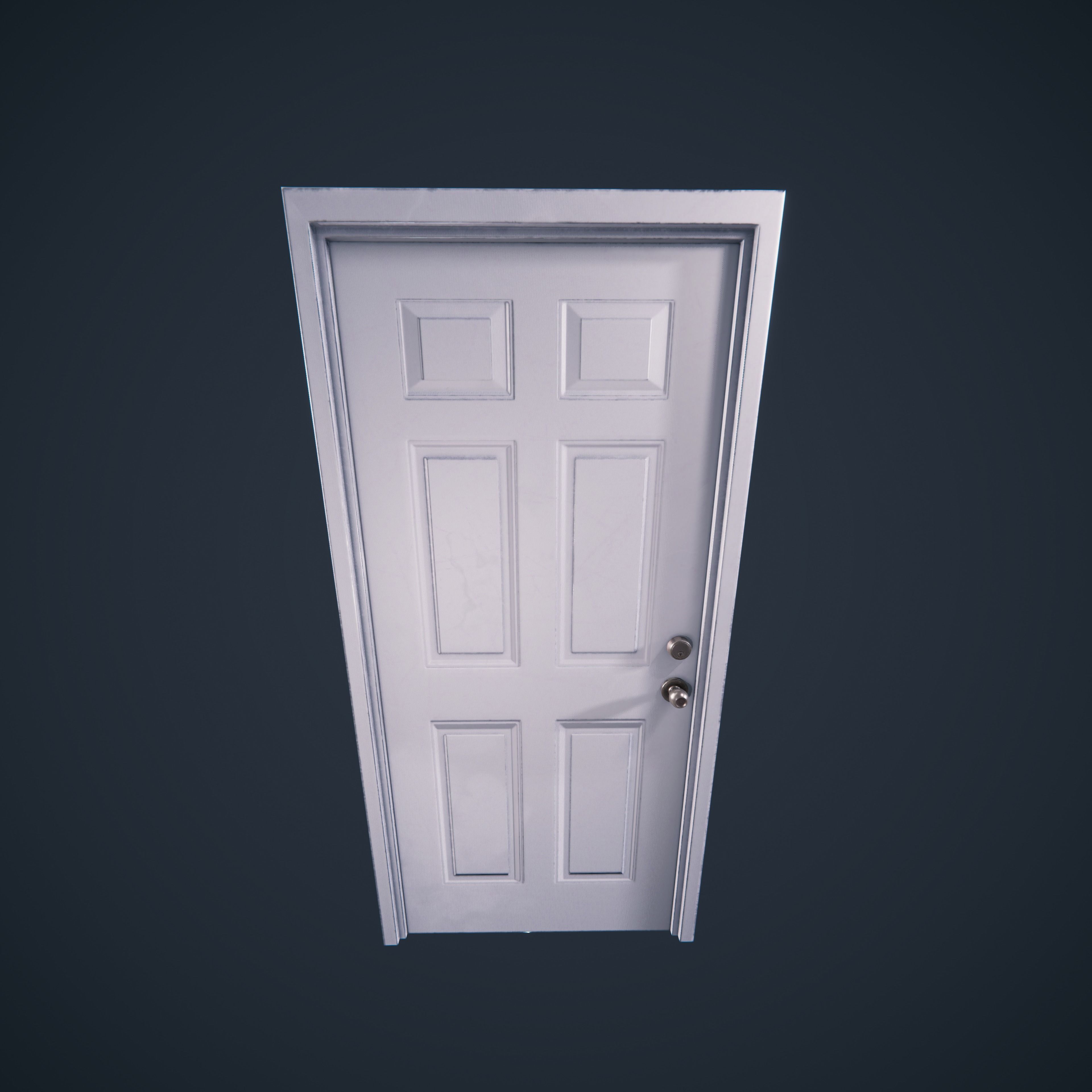 Door Collection Unity HDRP  Low-poly 3D model_14