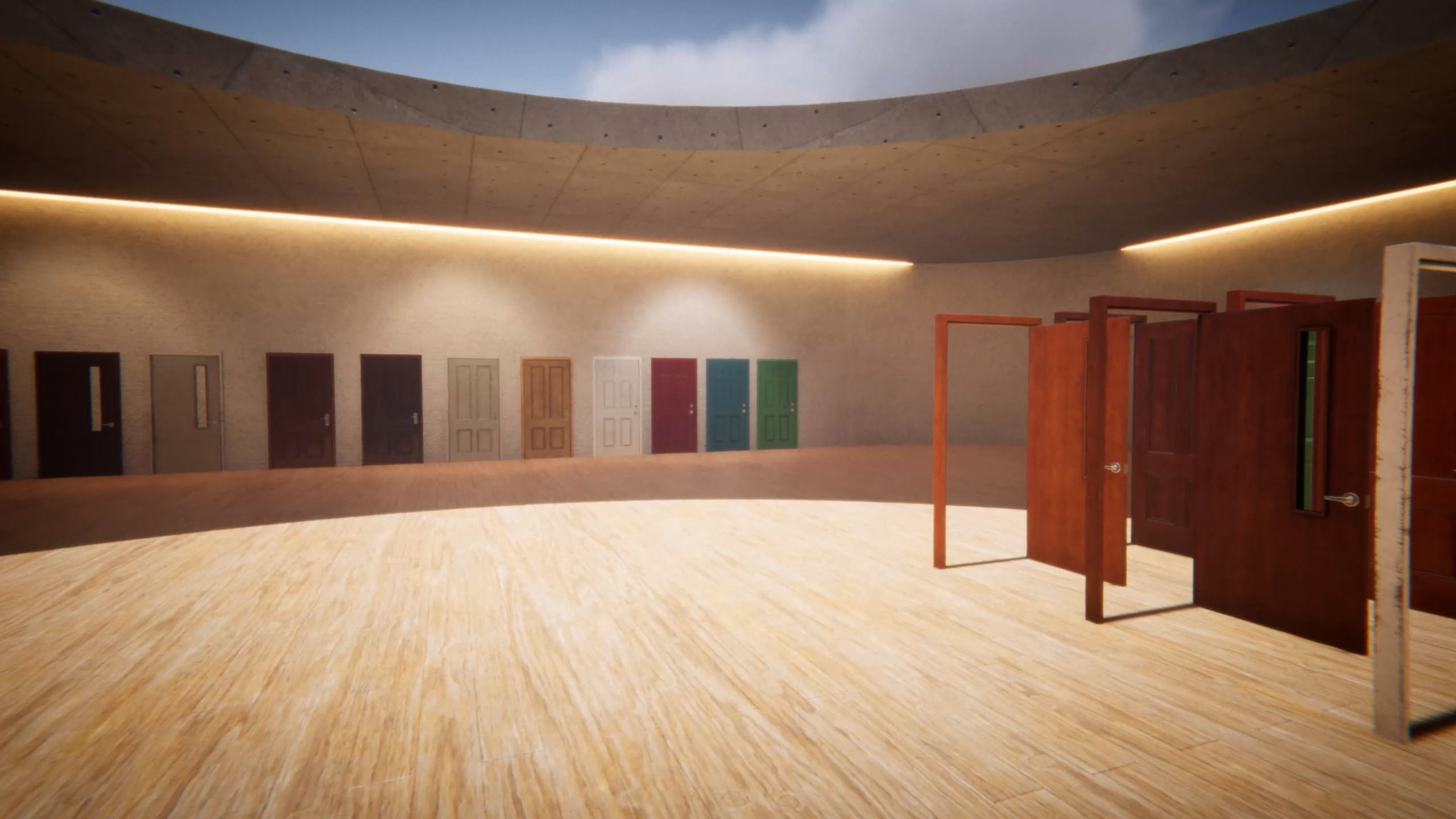 Door Collection Unity HDRP  Low-poly 3D model_23