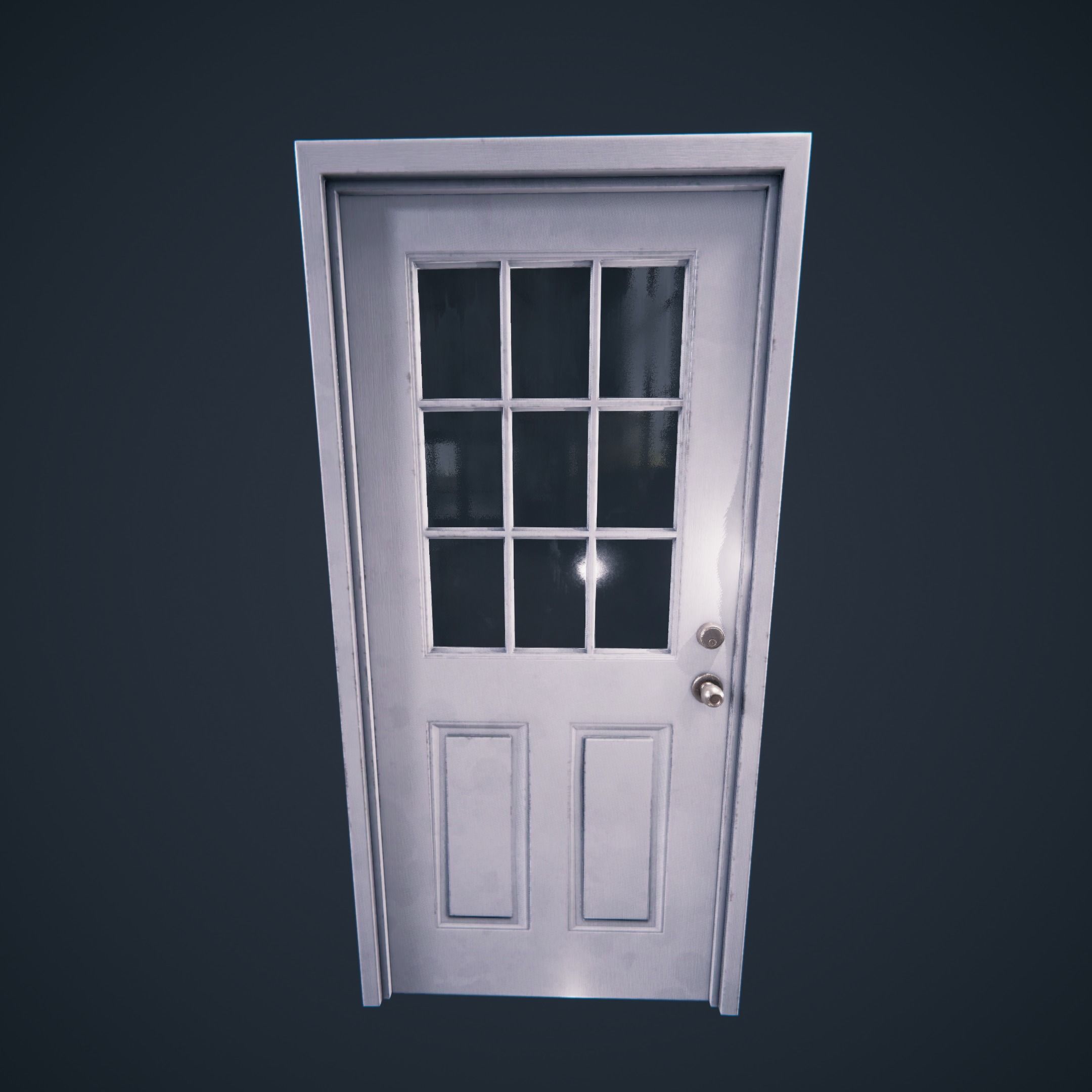 Door Collection Unity HDRP  Low-poly 3D model_7
