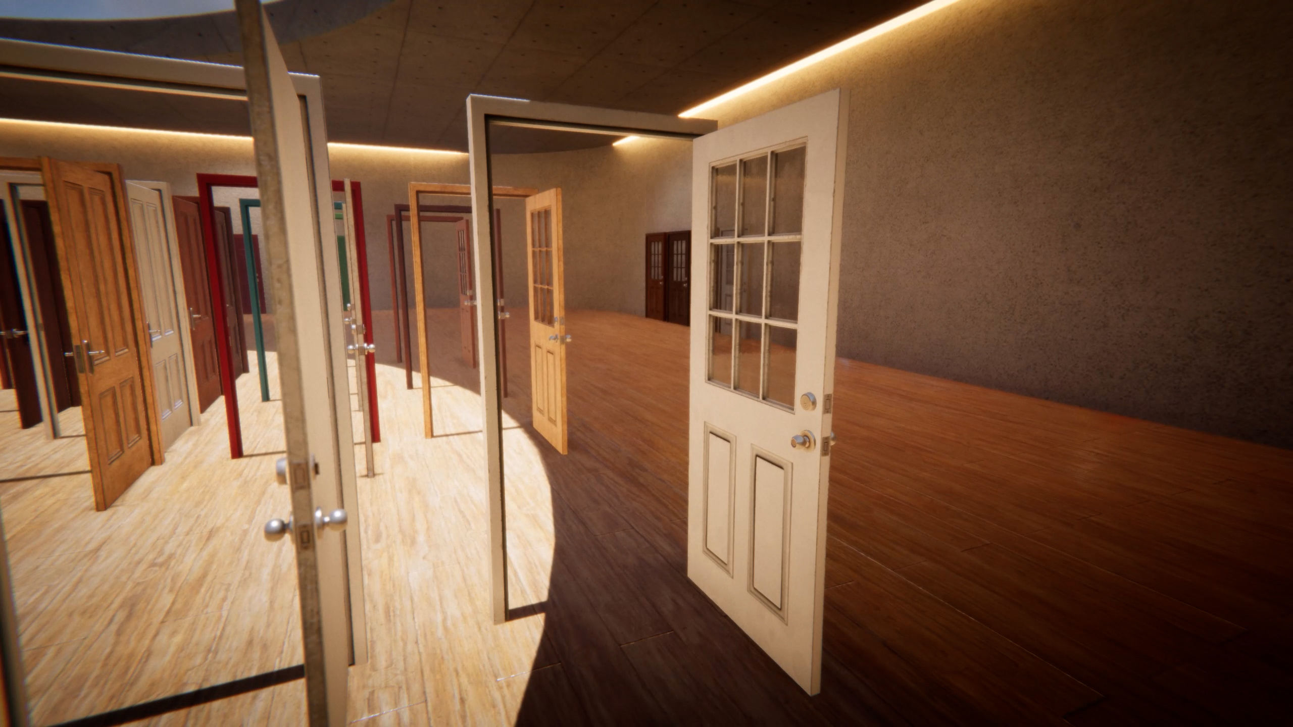 Door Collection Unity HDRP  Low-poly 3D model_32