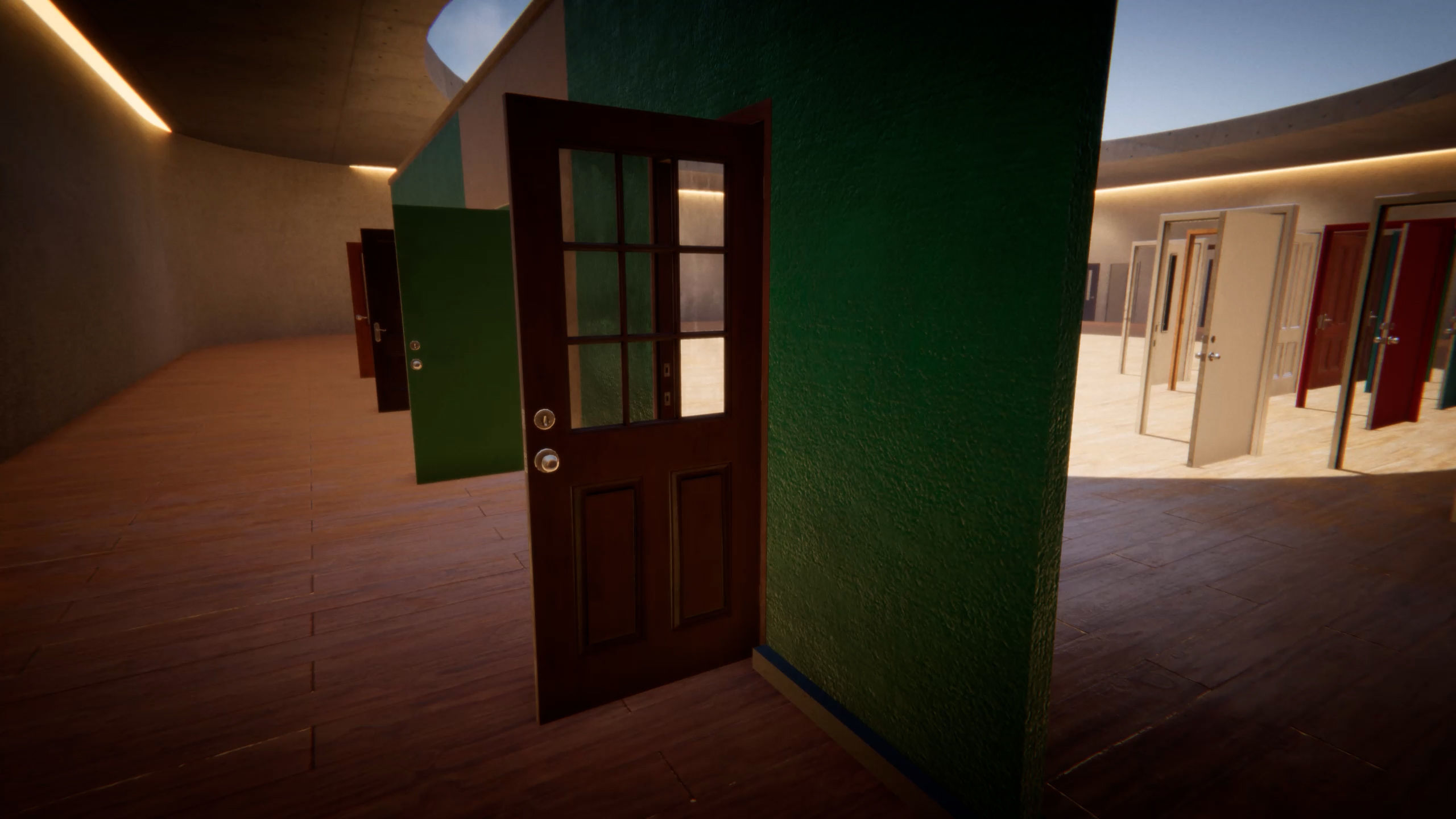 Door Collection Unity HDRP  Low-poly 3D model_41
