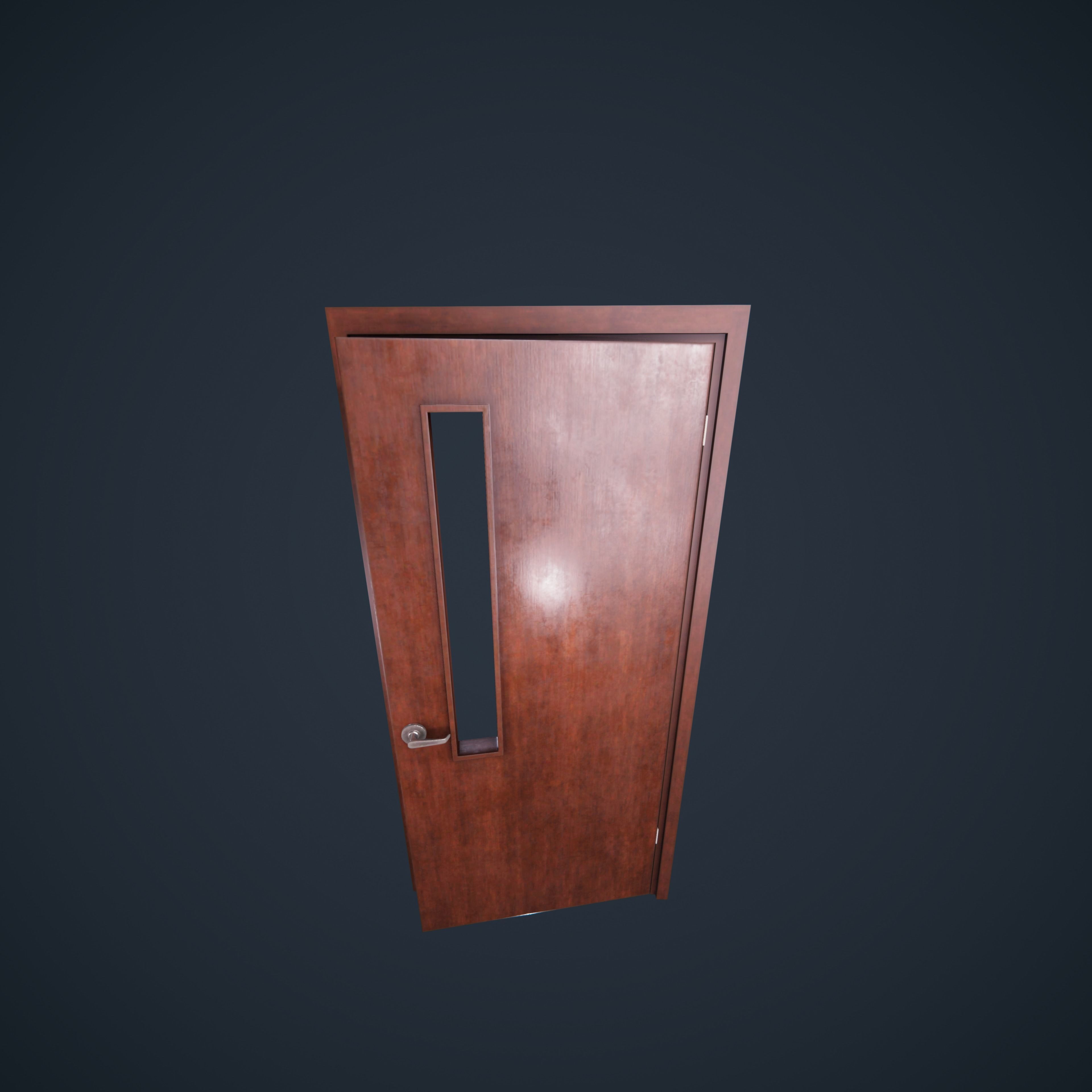Door Collection Unity HDRP  Low-poly 3D model_20