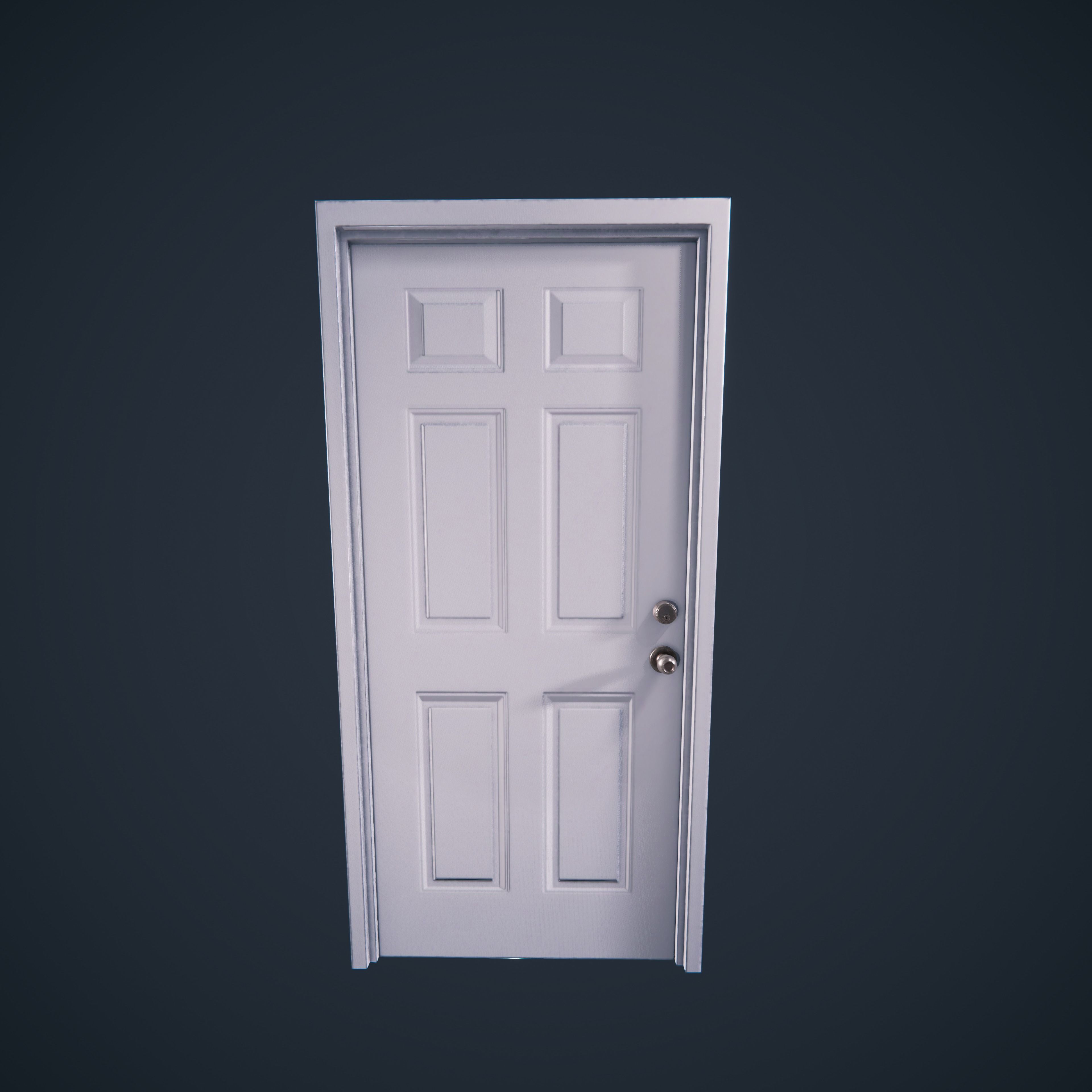 Door Collection Unity HDRP  Low-poly 3D model_16