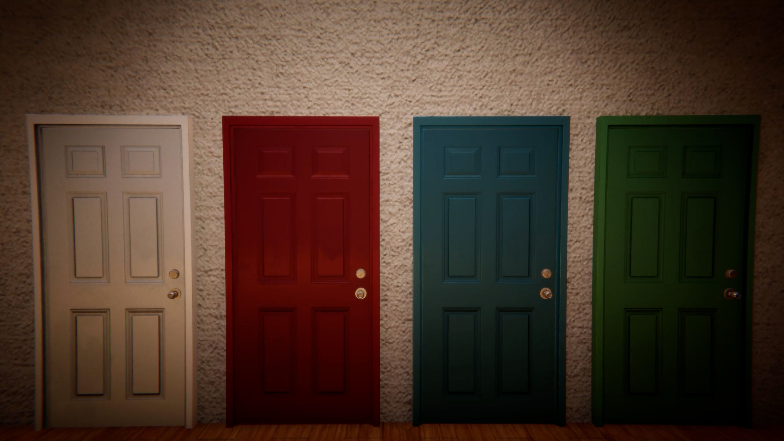 Door Collection Unity HDRP  Low-poly 3D model_3