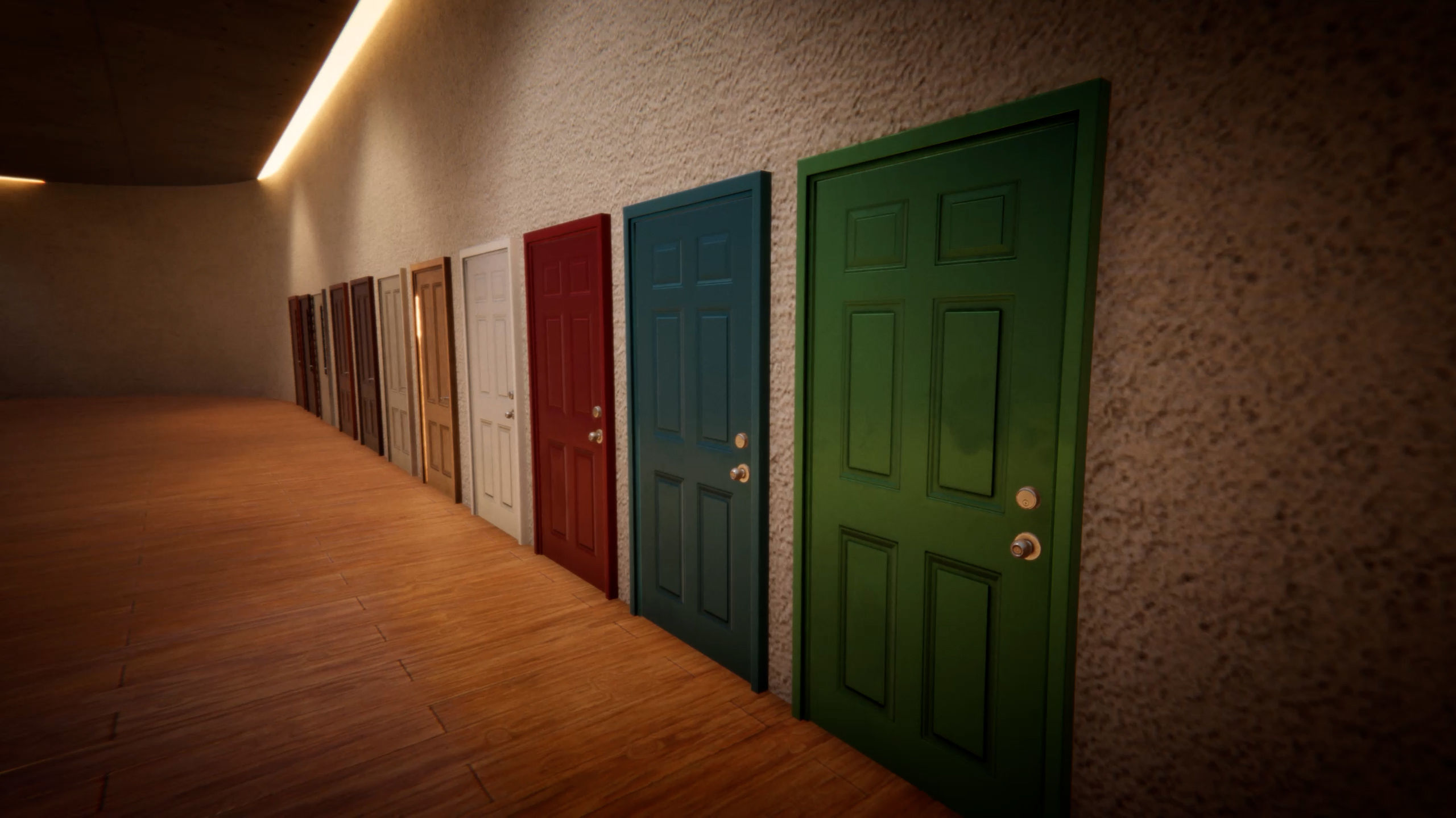 Door Collection Unity HDRP  Low-poly 3D model_36