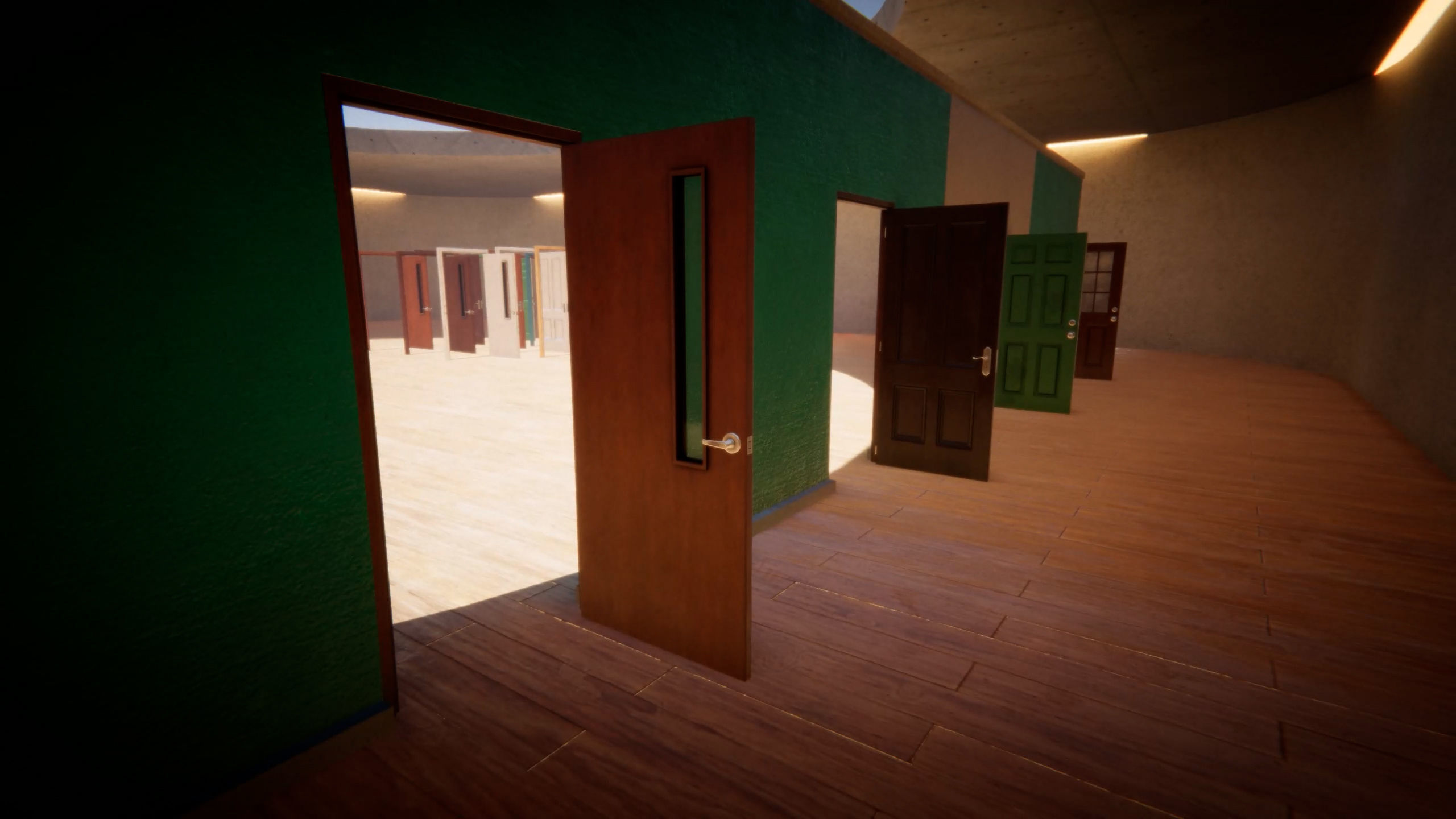 Door Collection Unity HDRP  Low-poly 3D model_22
