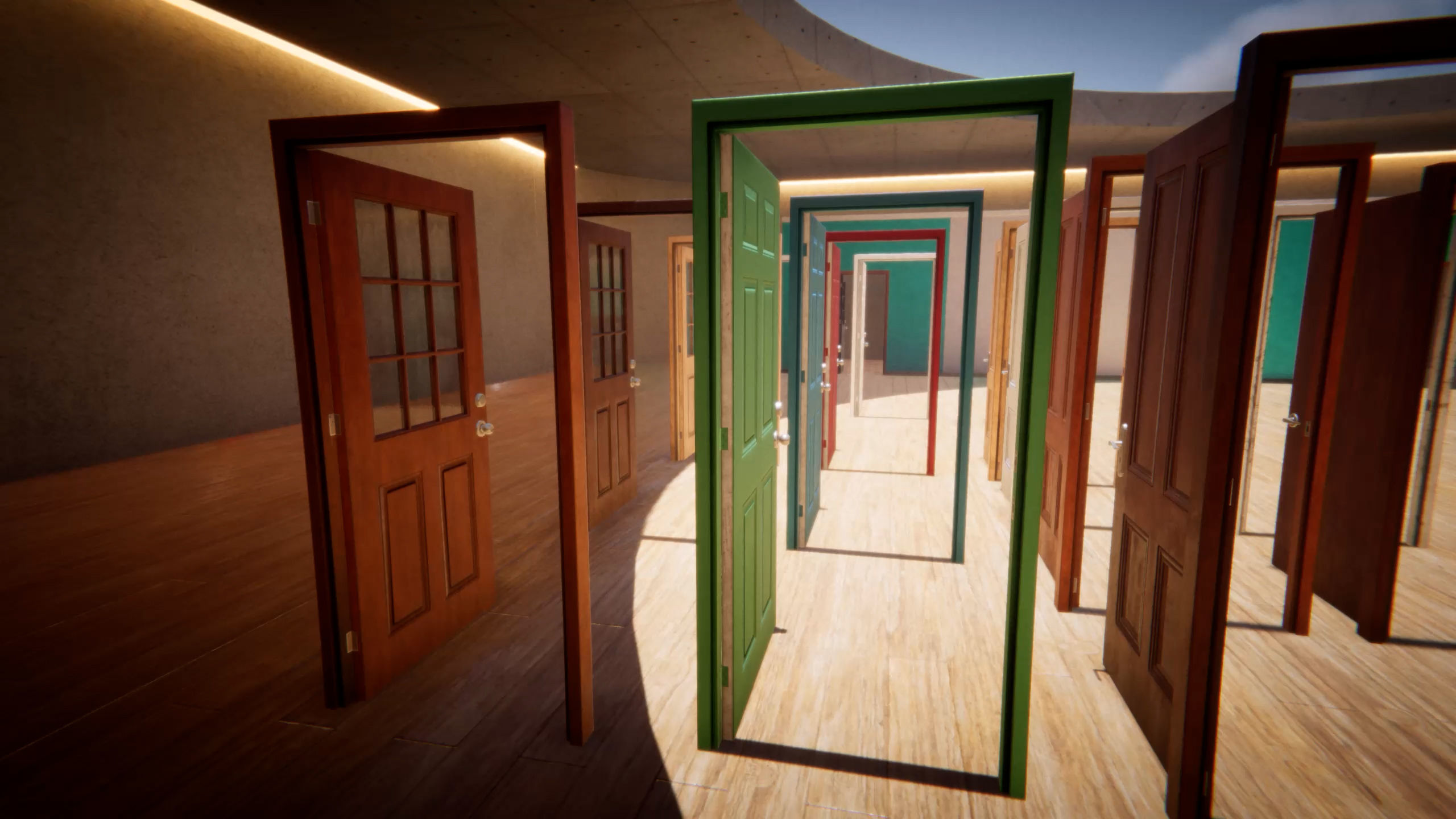 Door Collection Unity HDRP  Low-poly 3D model_33