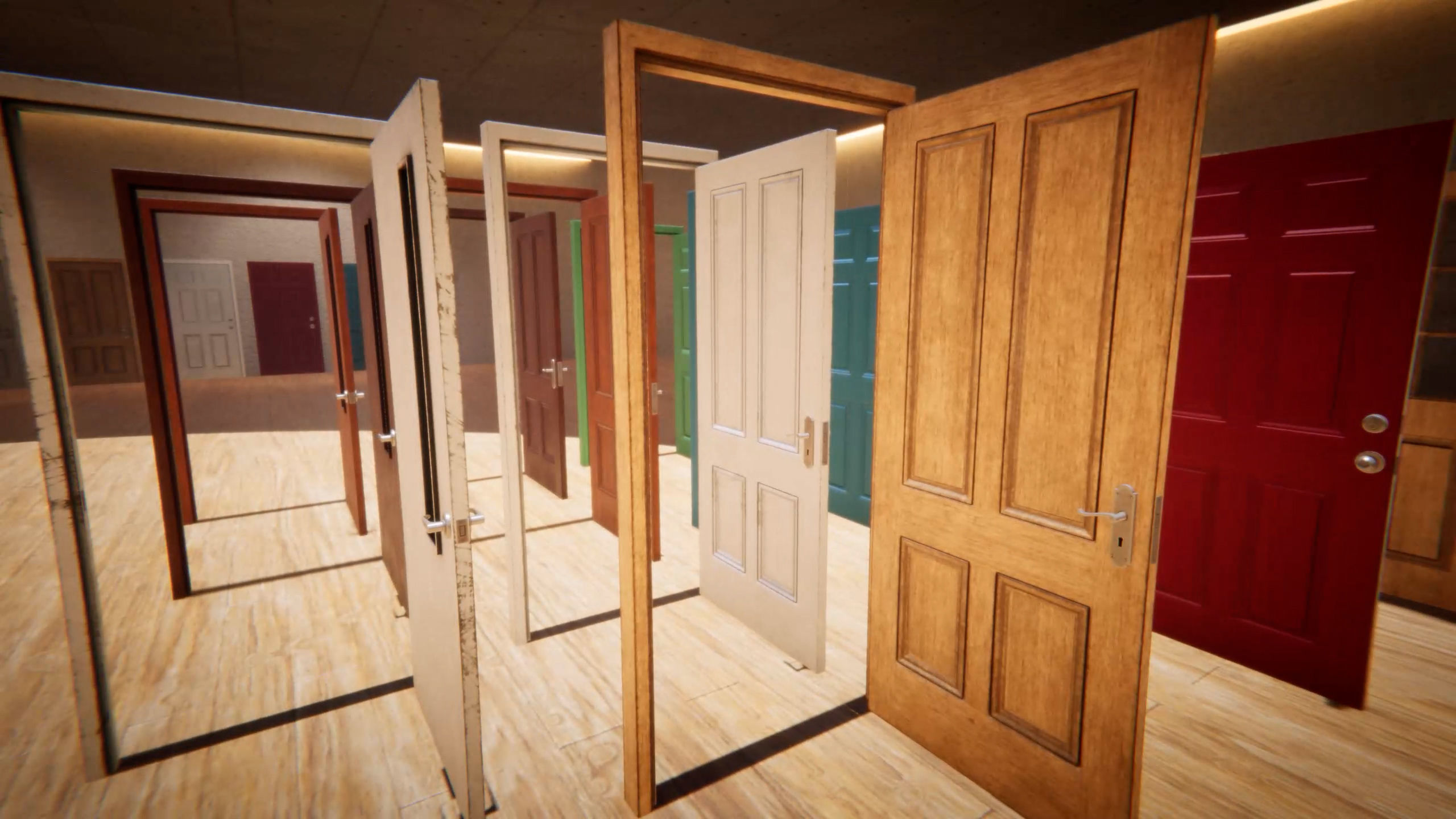Door Collection Unity HDRP  Low-poly 3D model_25