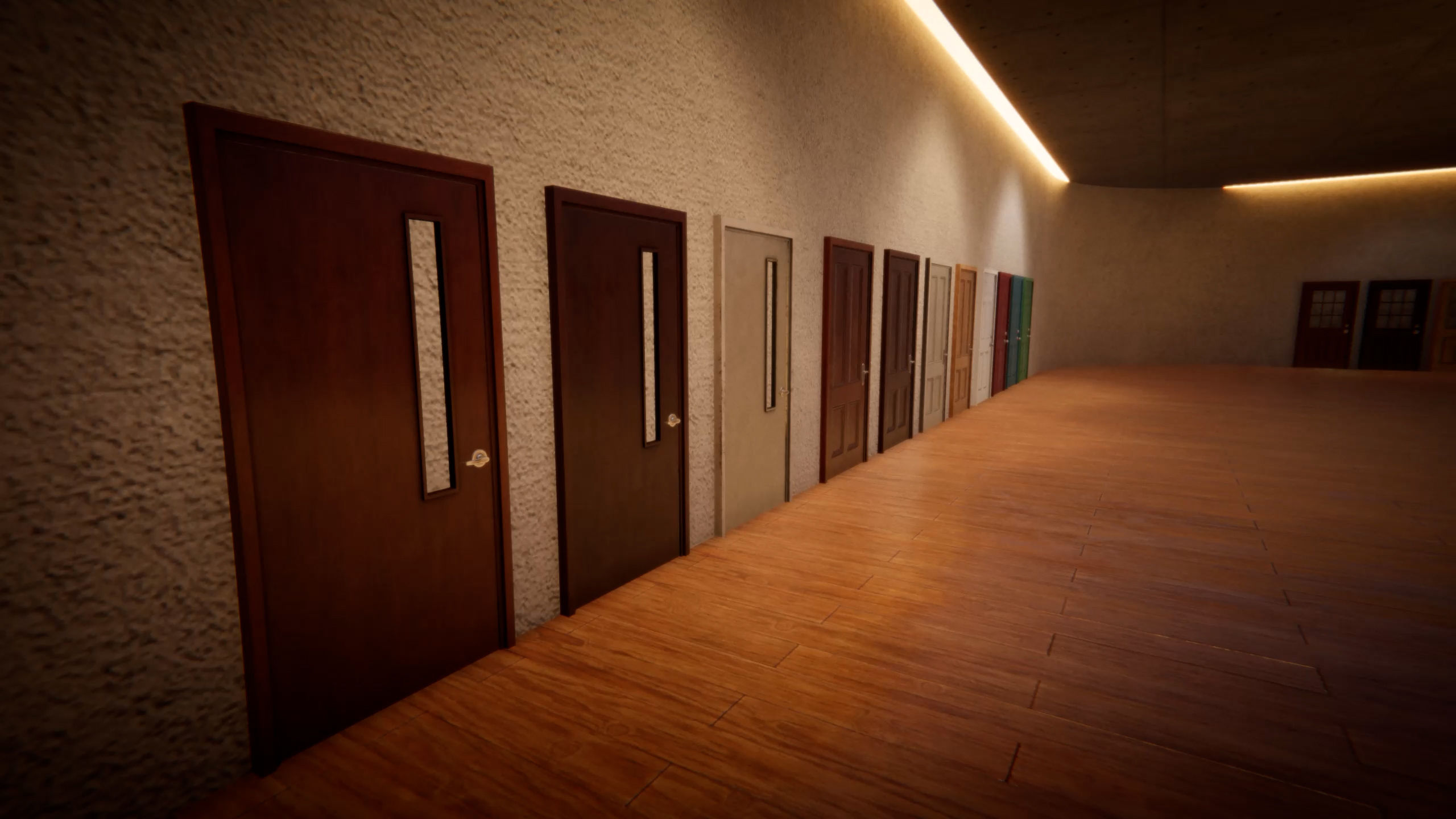 Door Collection Unity HDRP  Low-poly 3D model_37
