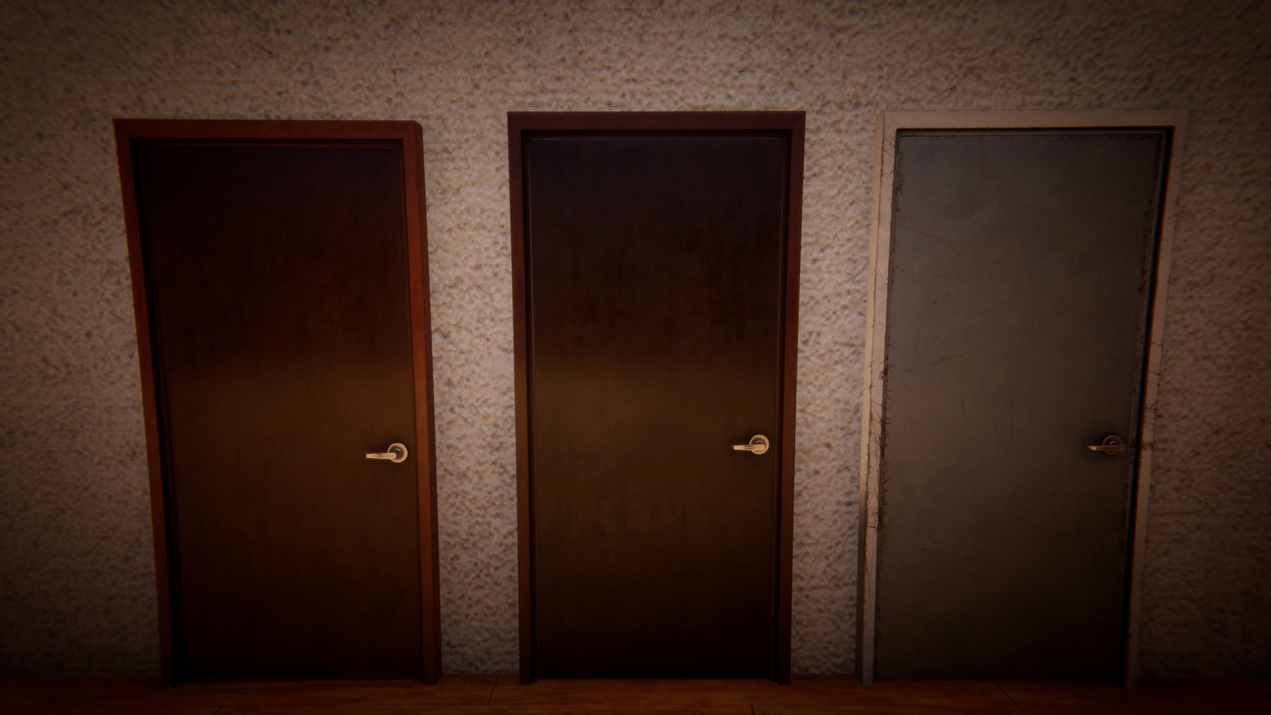 Door Collection Unity HDRP  Low-poly 3D model_1