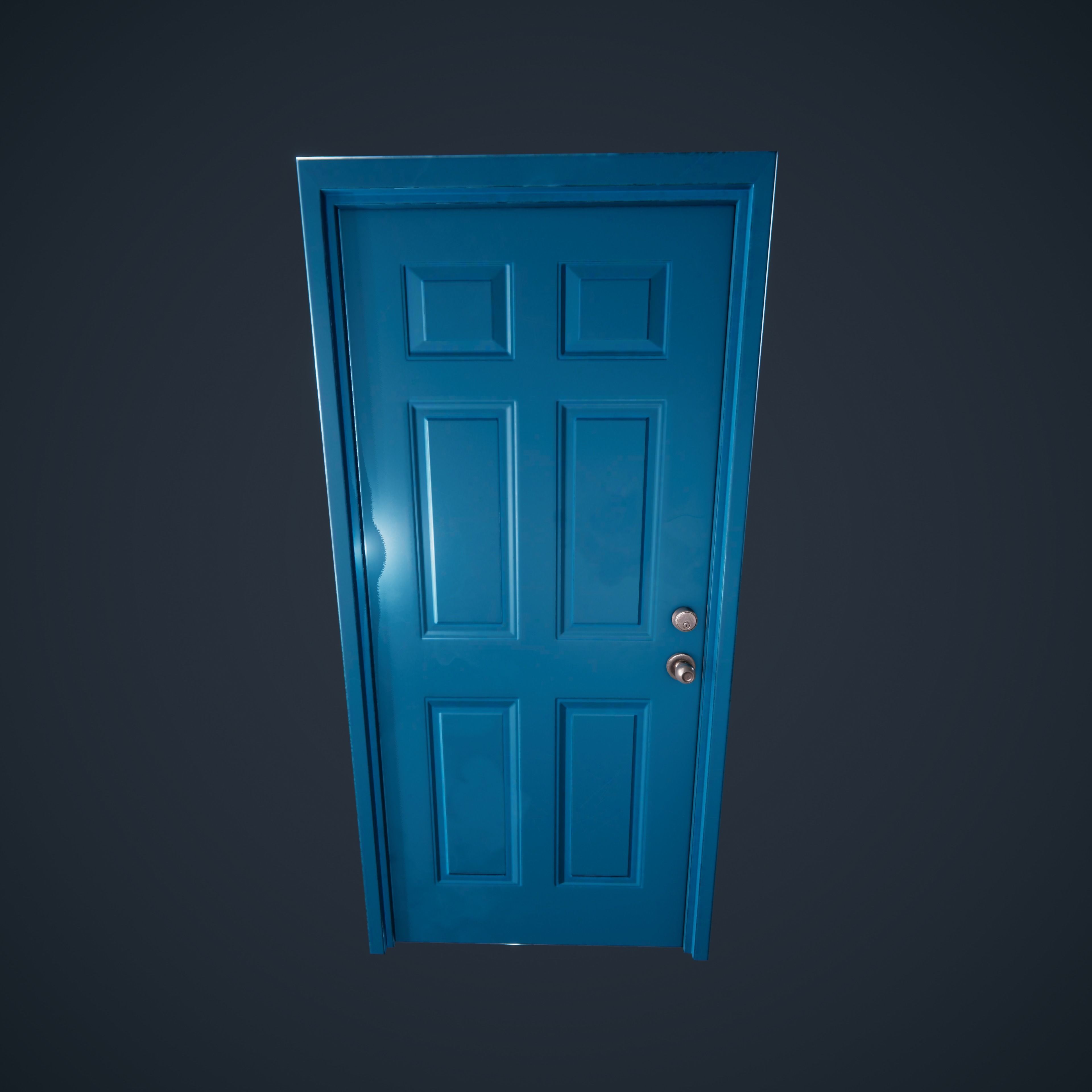 Door Collection Unity HDRP  Low-poly 3D model_13