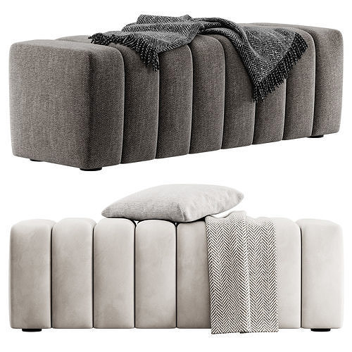 Caraeme Bench by Marina Home 3D model 3