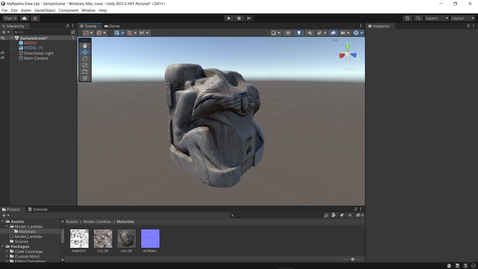 Absract Cube Scan Low-poly 3D model_34