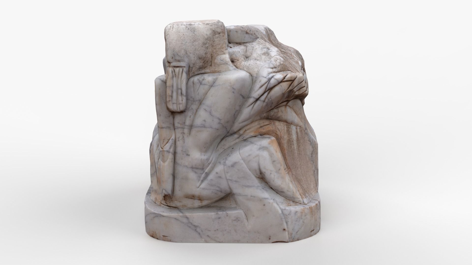 Absract Cube Scan Low-poly 3D model_18