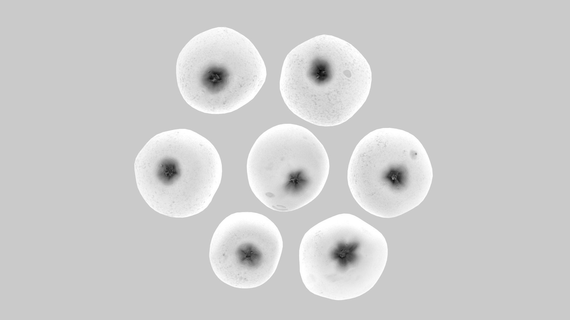 Apple Scan Set Low-poly 3D model_26