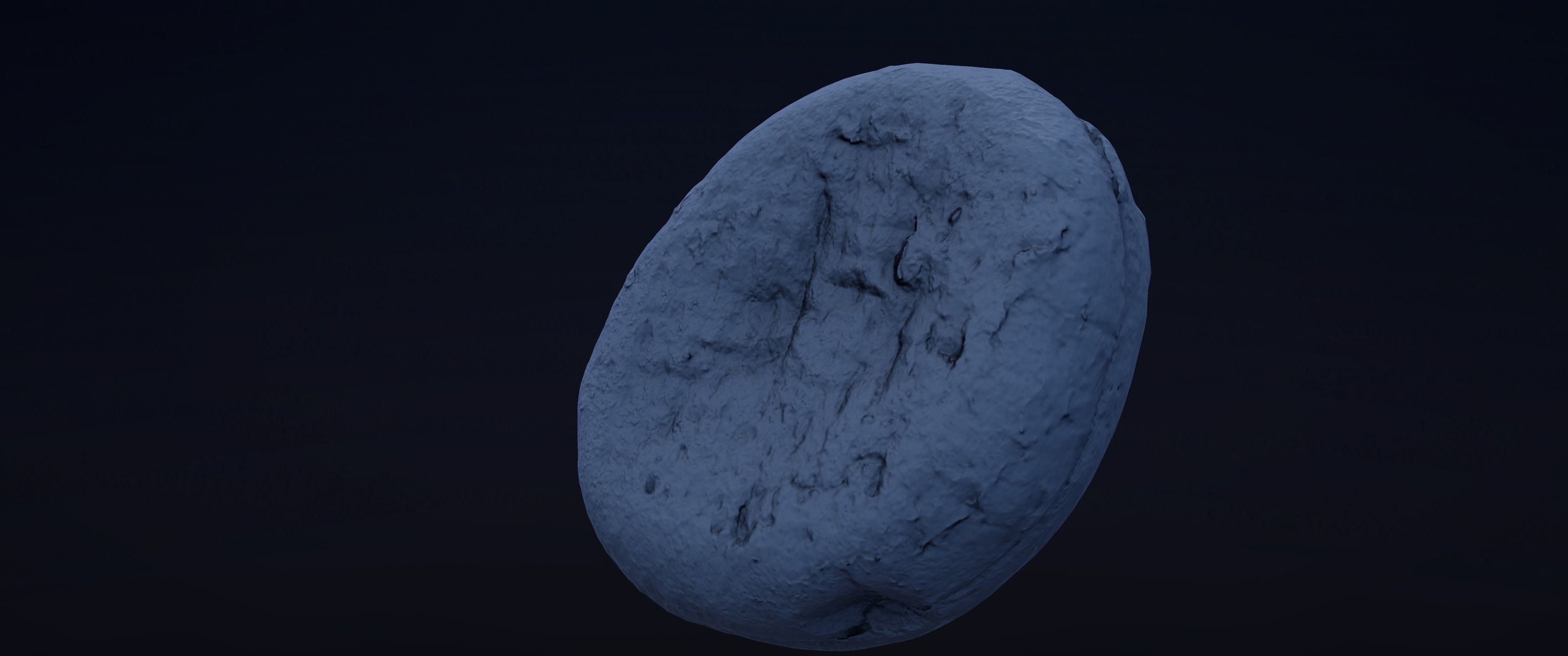 8k Another Cream Filled Doughnut - 5 Levels of Detail Low-poly 3D model_14