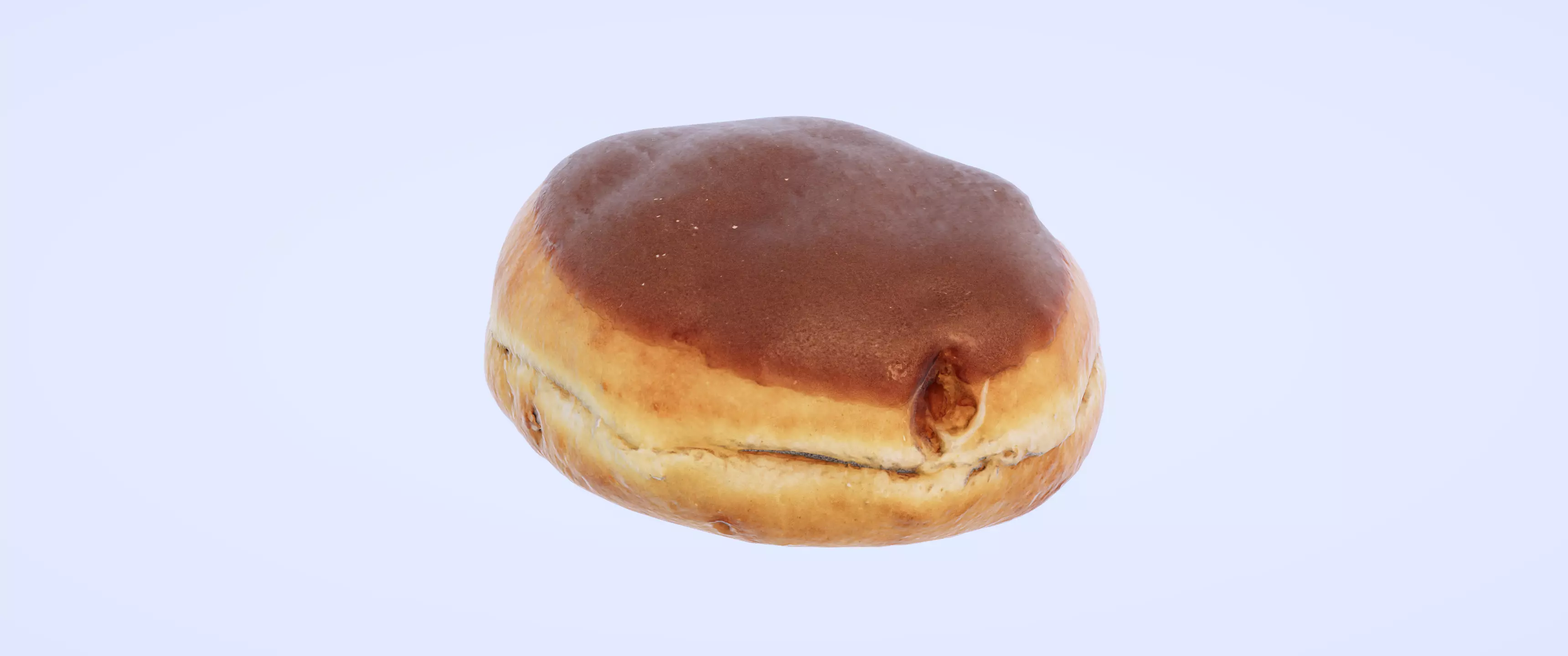 8k Another Cream Filled Doughnut - 5 Levels of Detail Low-poly 3D model_0