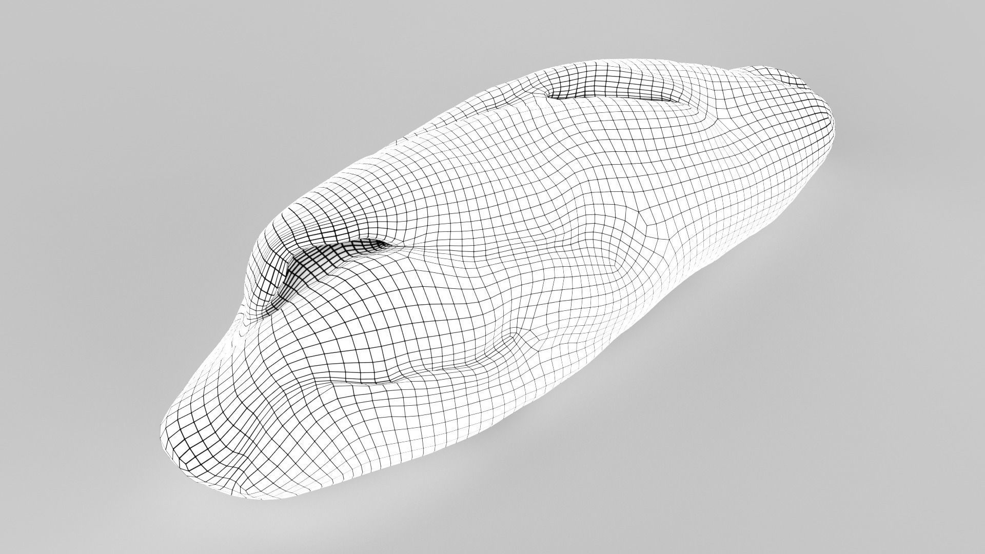 Bread Scan Low-poly 3D model_16