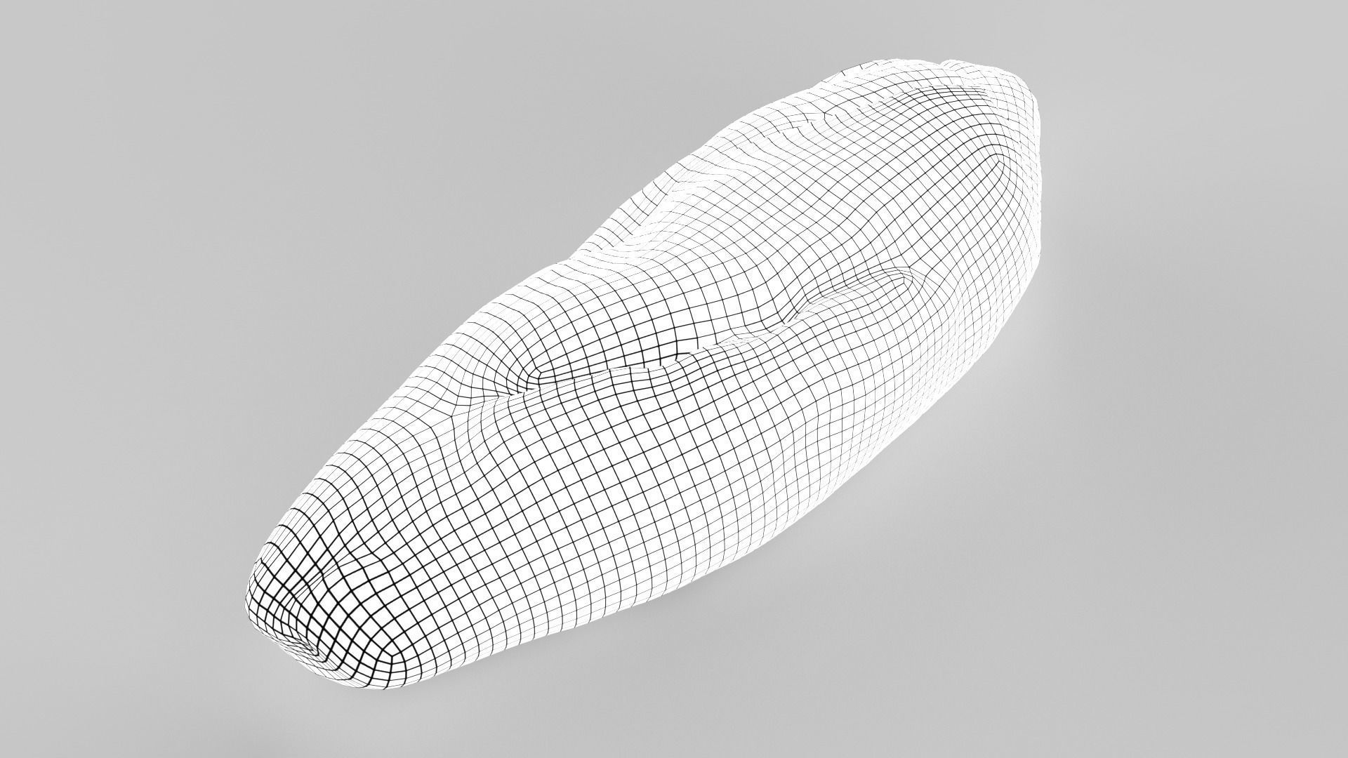 Bread Scan Low-poly 3D model_14