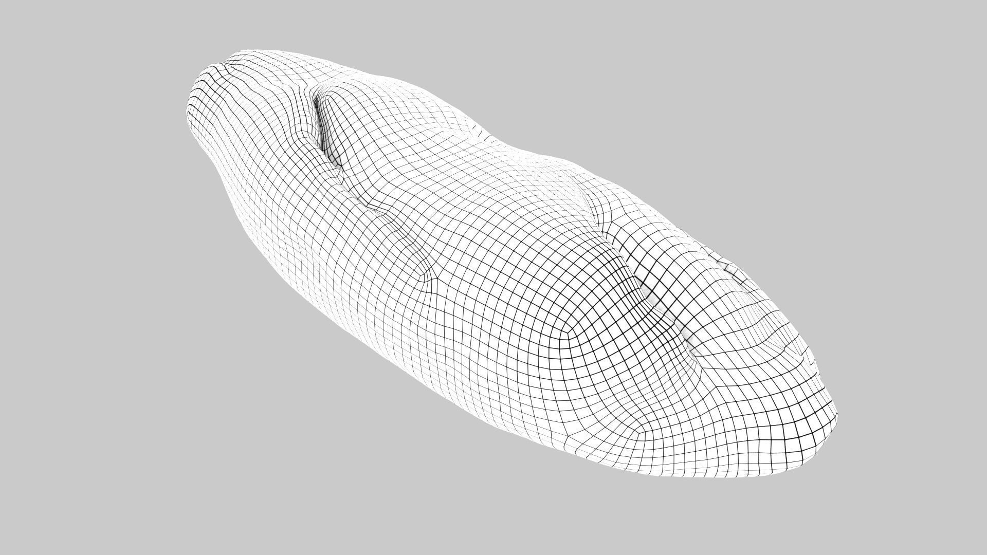 Bread Scan Low-poly 3D model_19