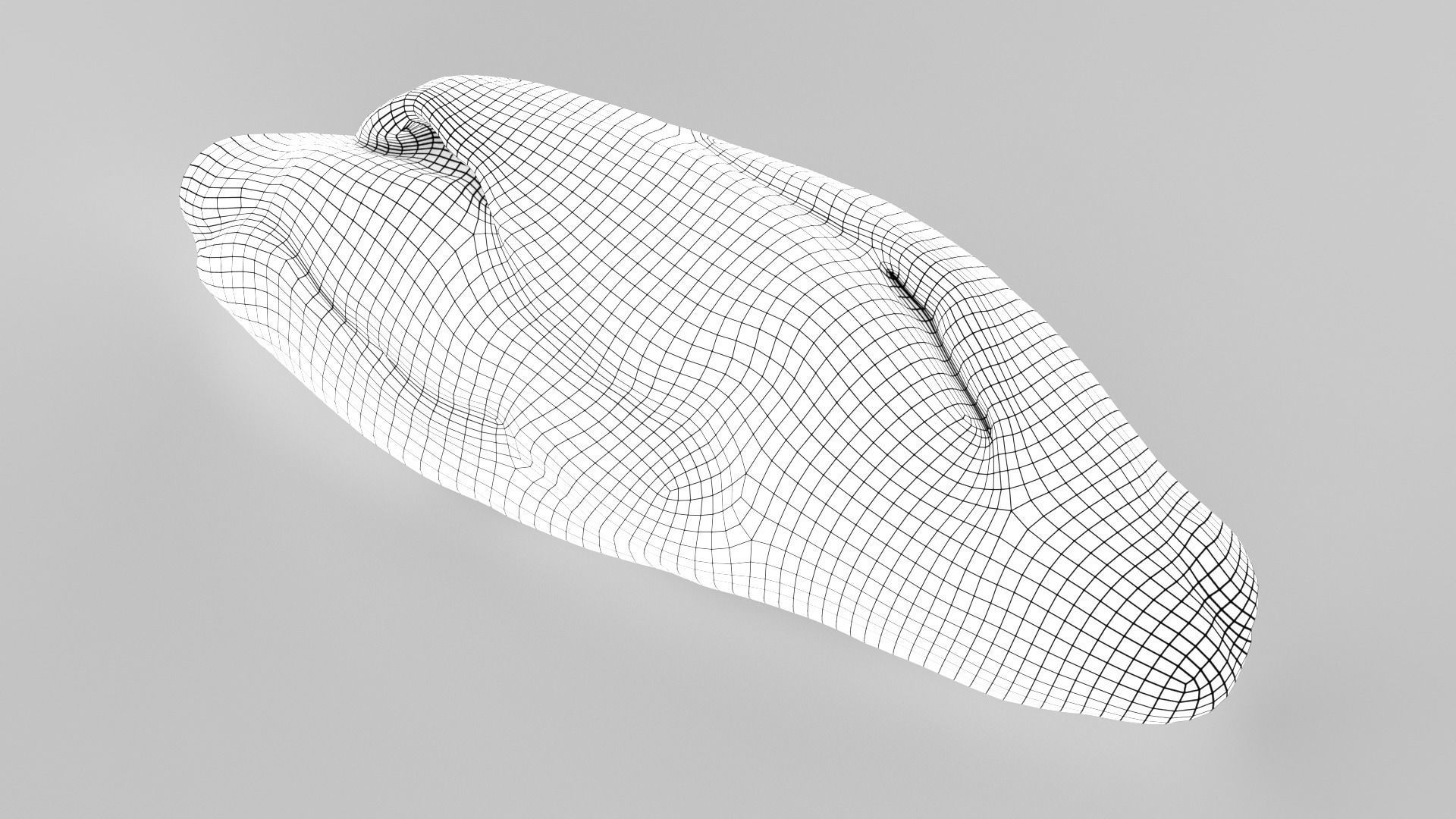 Bread Scan Low-poly 3D model_15