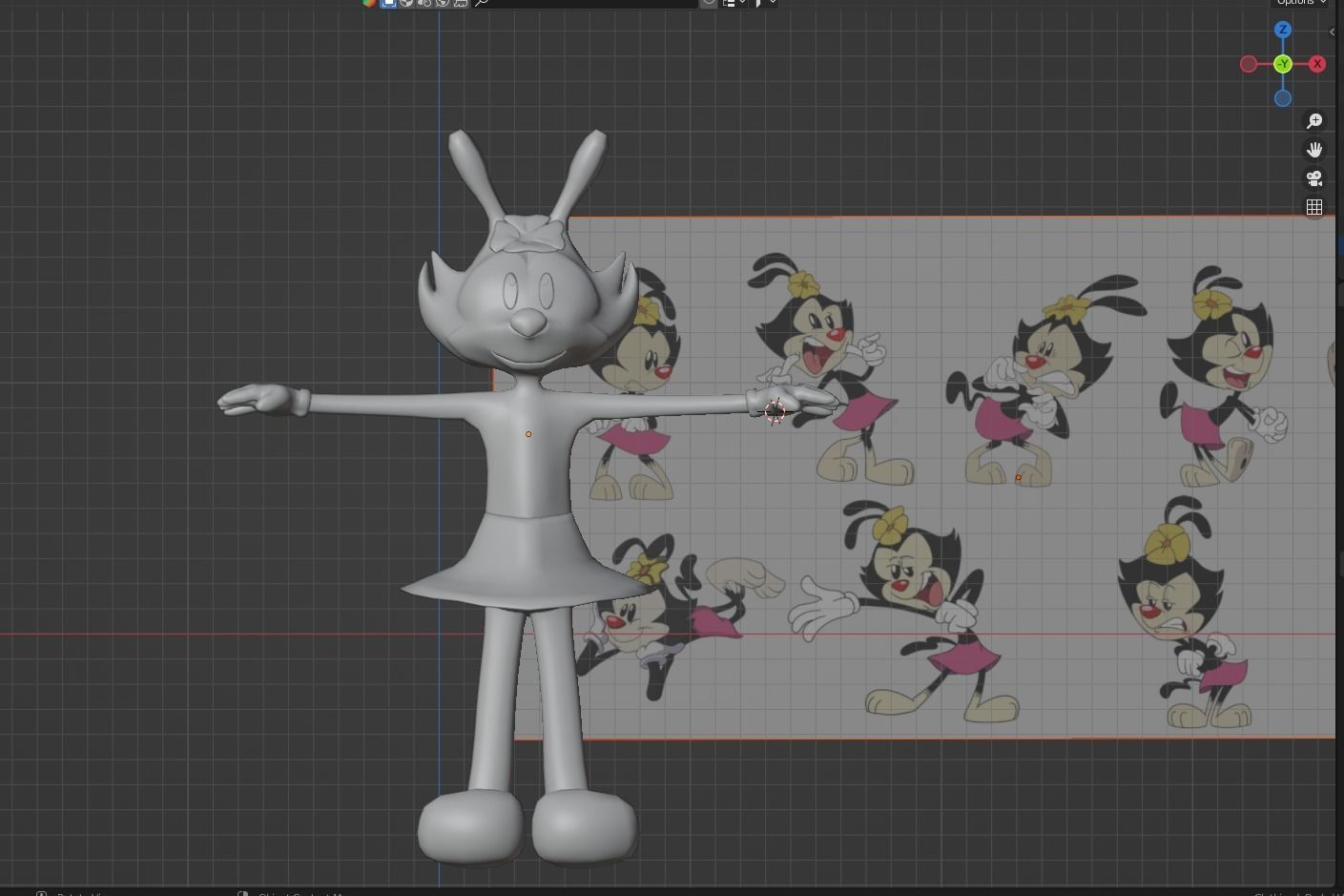 Dot Warner 3D model_2