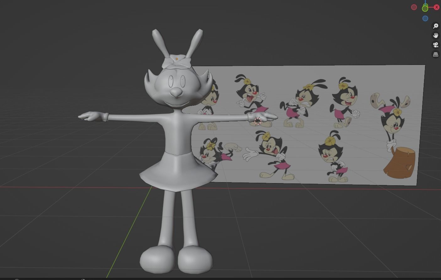 Dot Warner 3D model_3