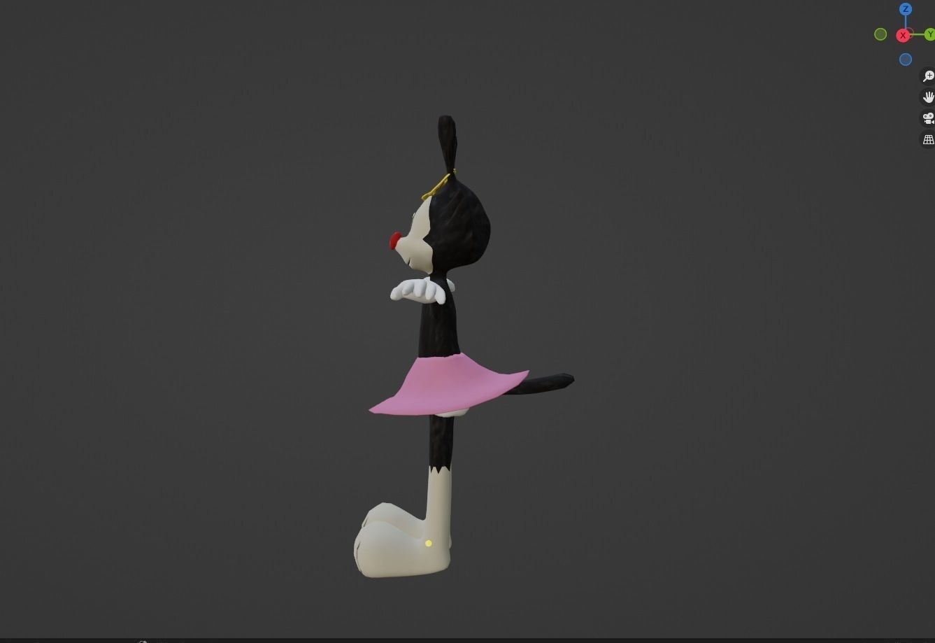Dot Warner 3D model_6