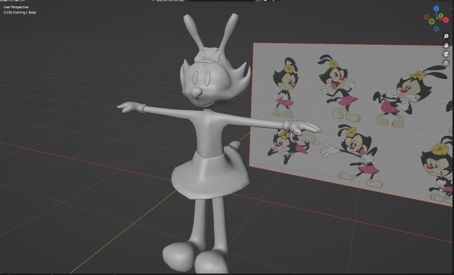 Dot Warner 3D model_1