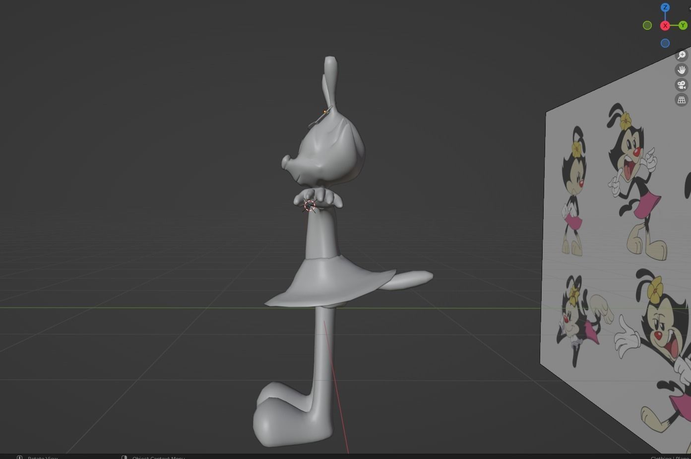 Dot Warner 3D model_4