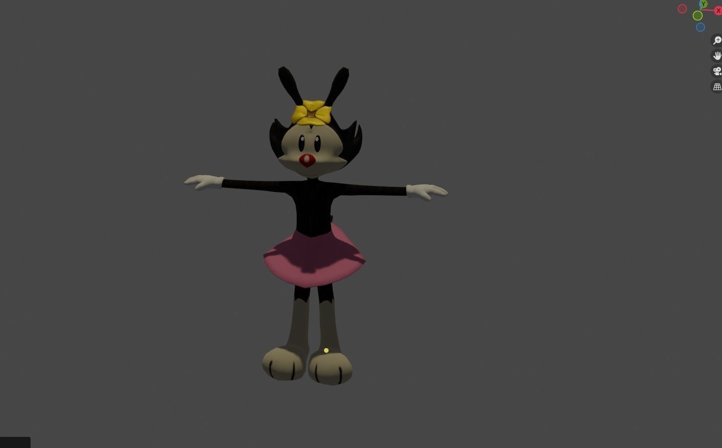 Dot Warner 3D model_5