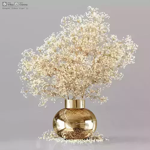 Bouquet Indoor Plant 11 Low-poly 3D model