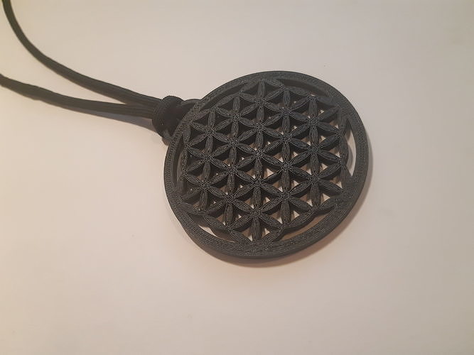 Flower of Life Pendant Free 3D print model