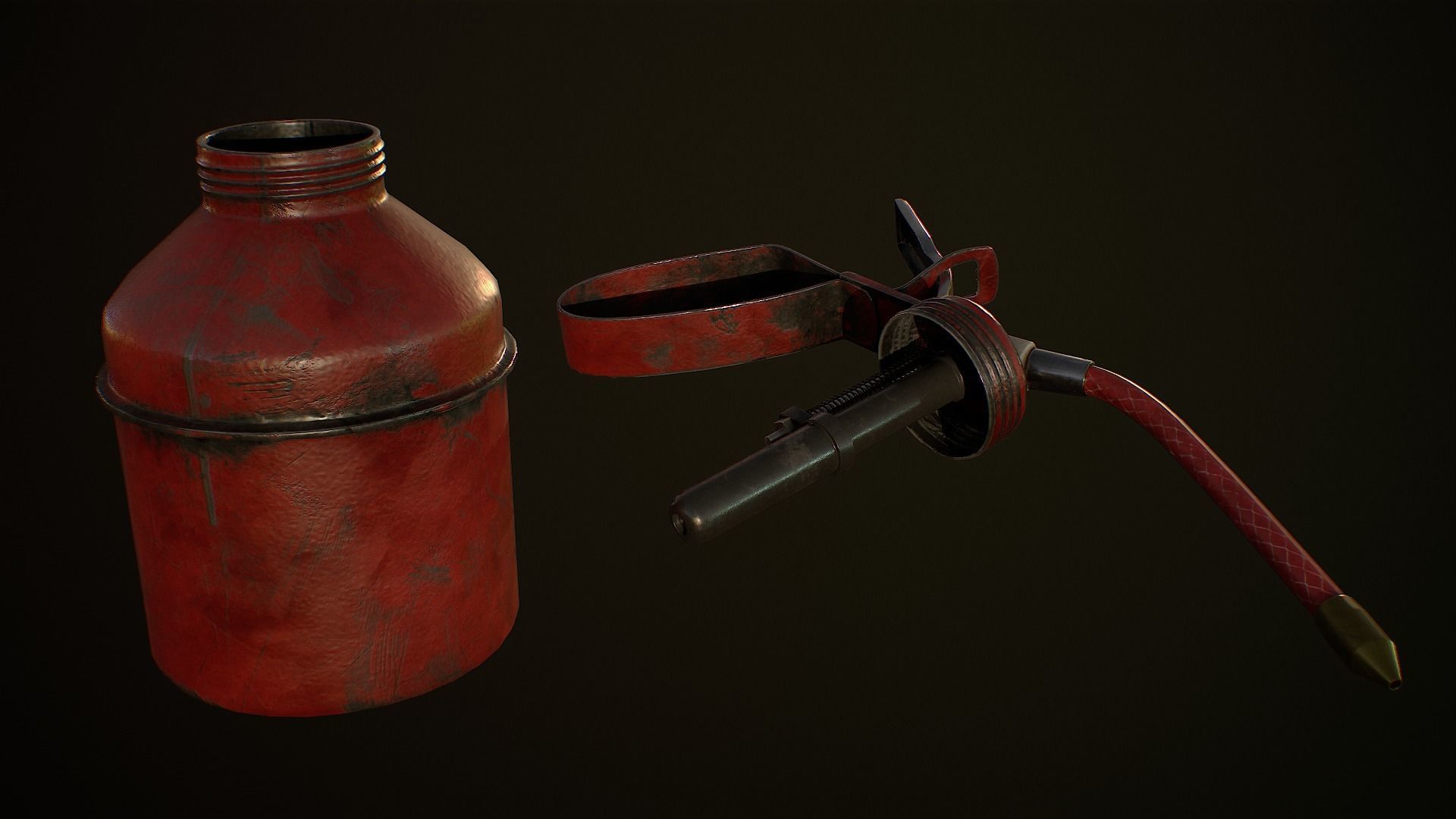Small oil can 1A Low-poly 3D model_17