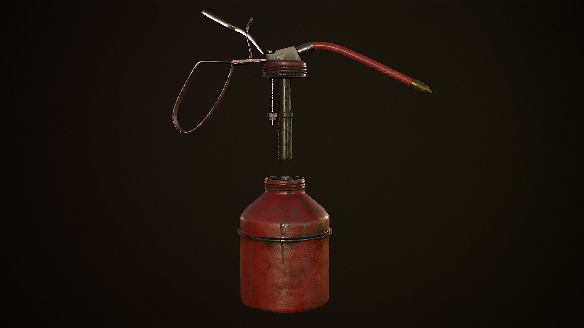 Small oil can 1A Low-poly 3D model_14