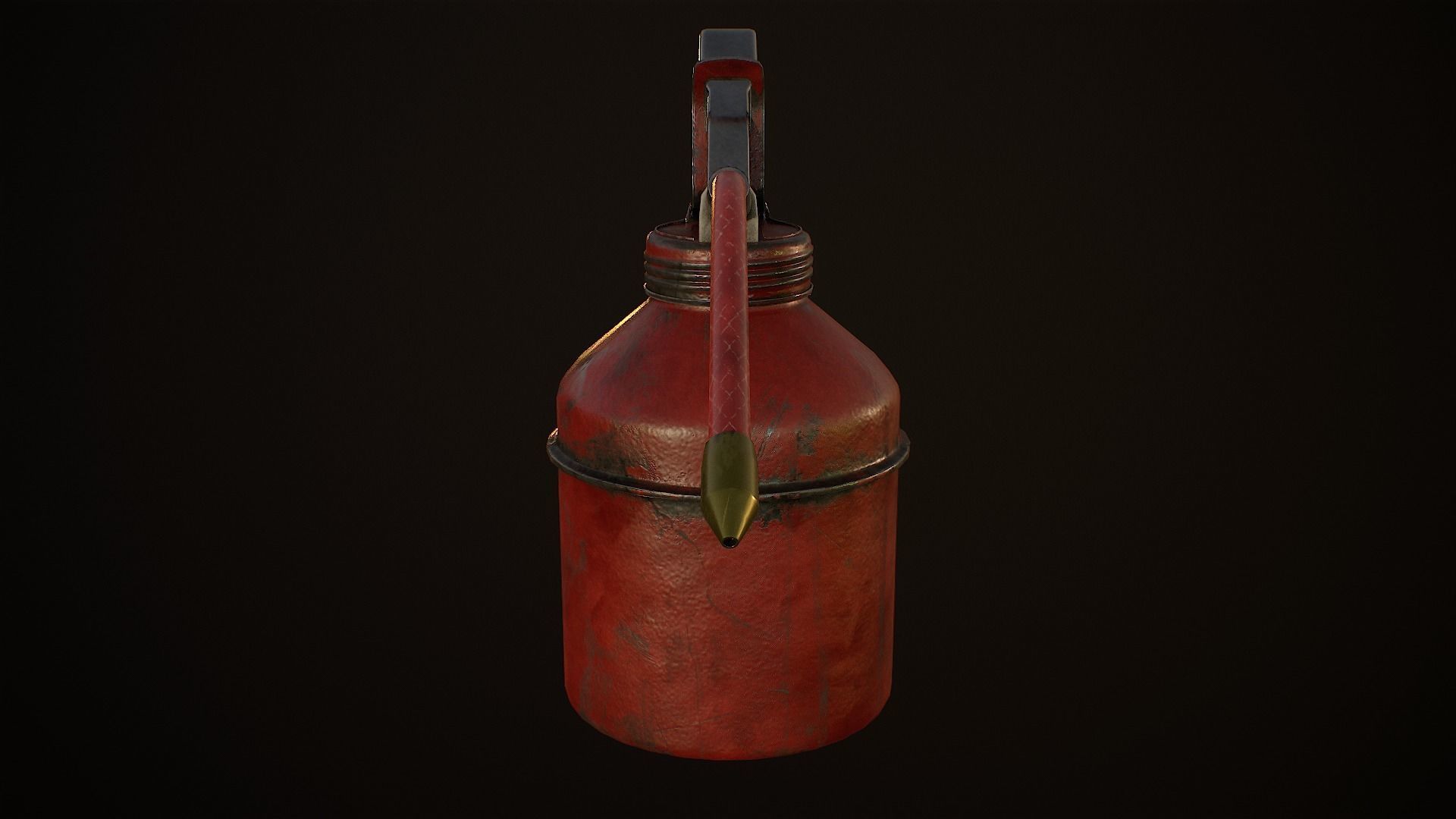 Small oil can 1A Low-poly 3D model_8