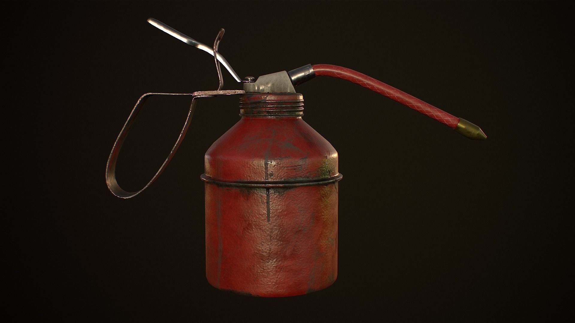 Small oil can 1A Low-poly 3D model_6