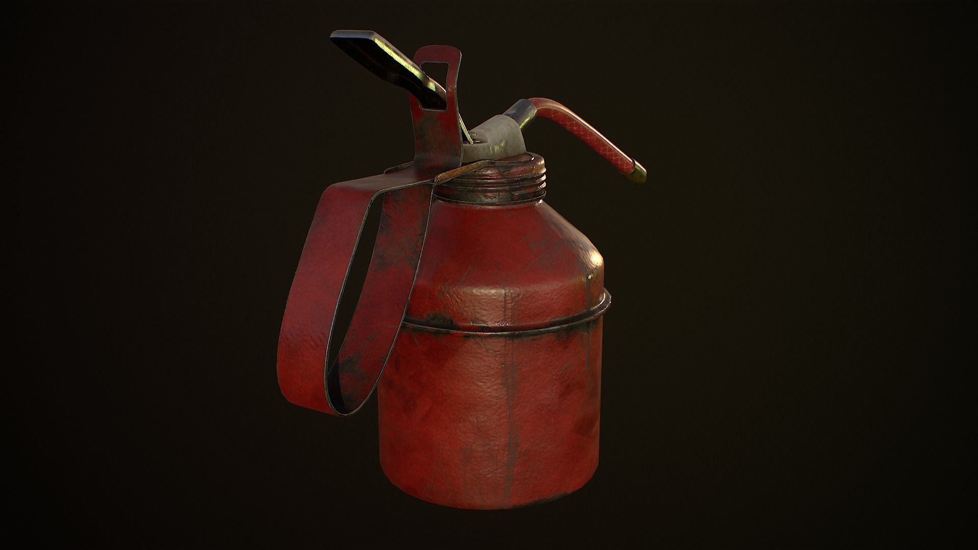Small oil can 1A Low-poly 3D model_5