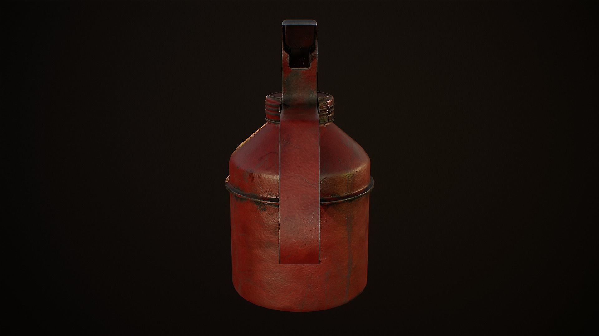 Small oil can 1A Low-poly 3D model_9