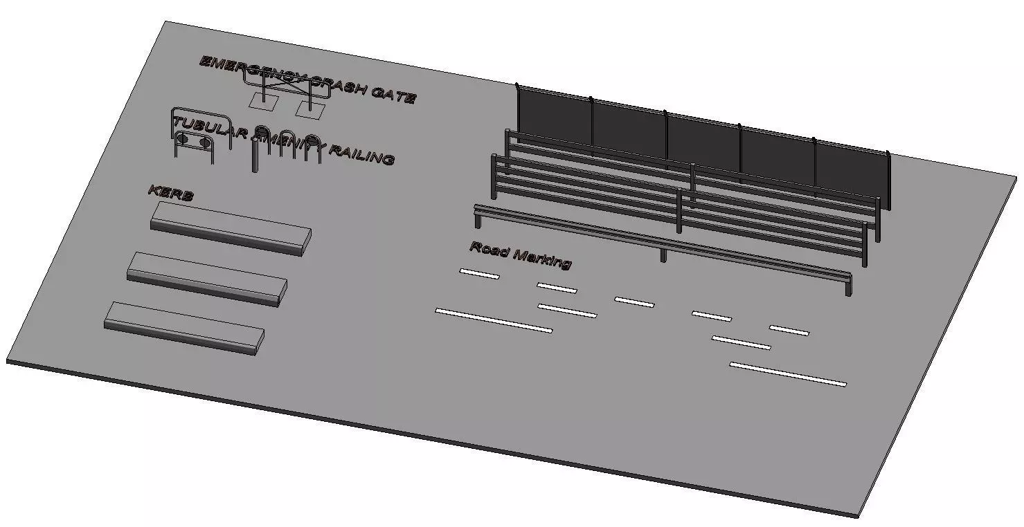 Street Element 3D model_0